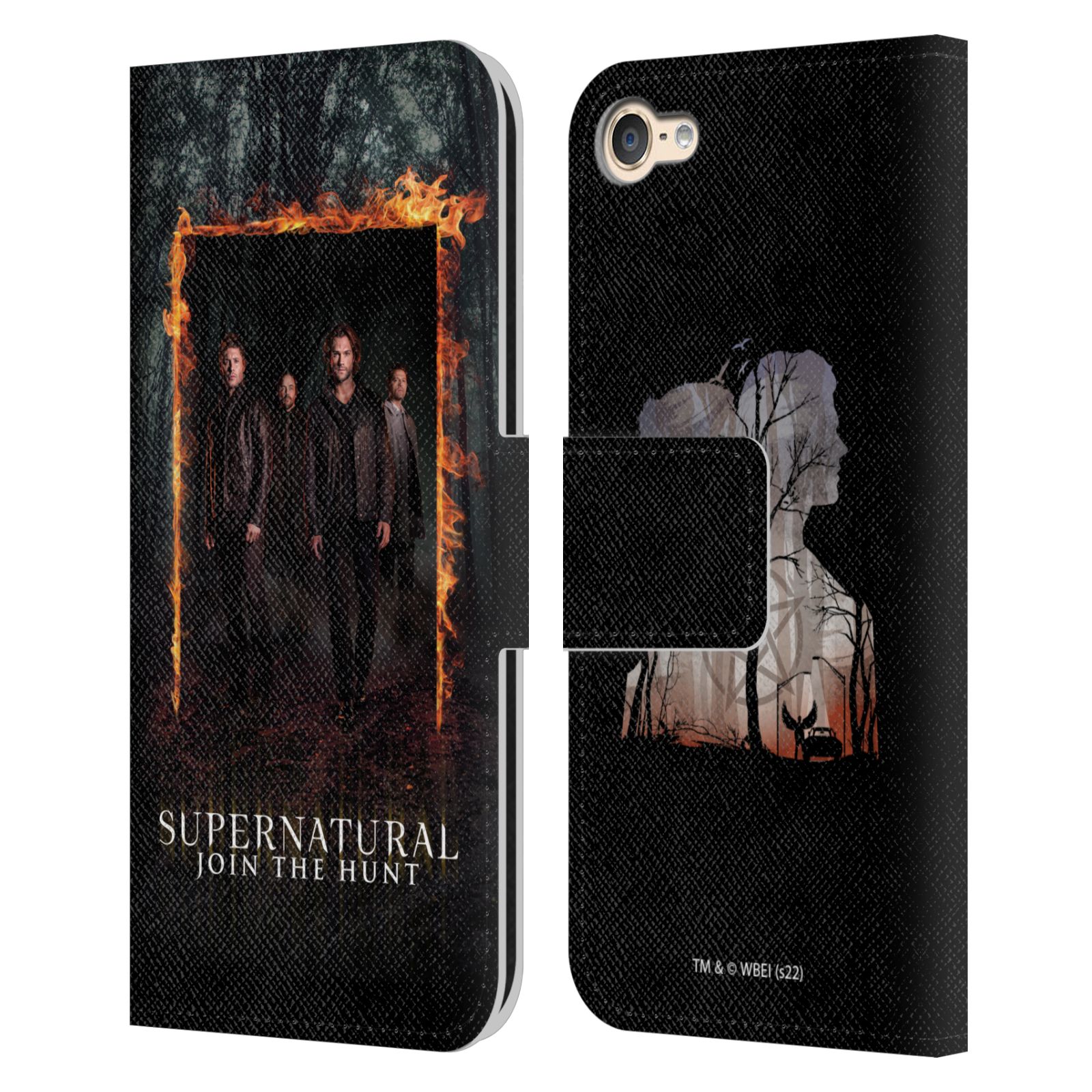 OFFICIAL SUPERNATURAL KEY ART LEATHER BOOK CASE FOR APPLE iPOD TOUCH MP3 - Picture 9 of 9