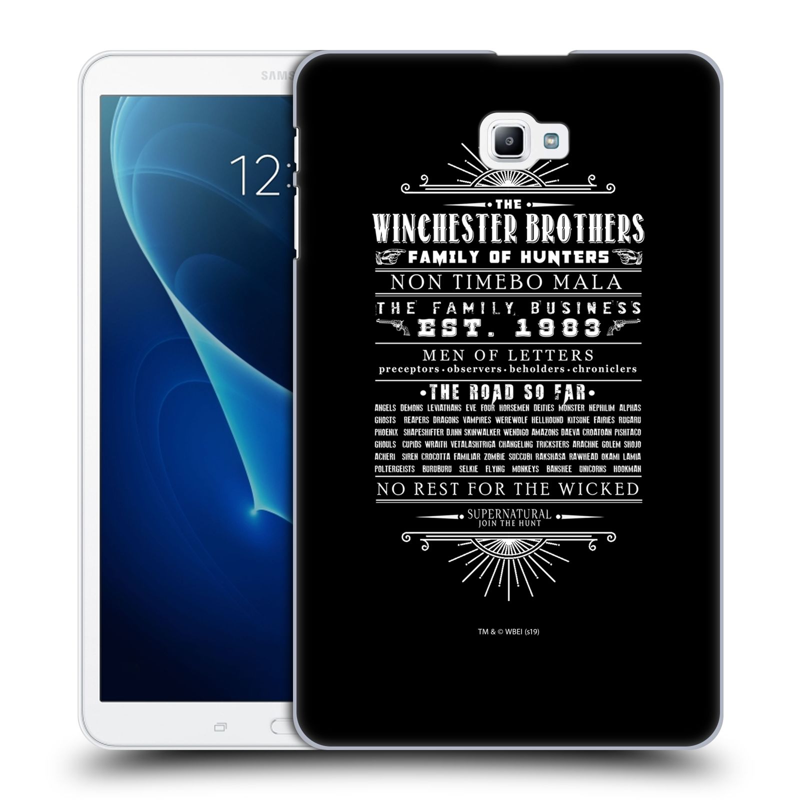 OFFICIAL SUPERNATURAL VECTORS HARD BACK CASE FOR SAMSUNG TABLETS 1 - Picture 12 of 13
