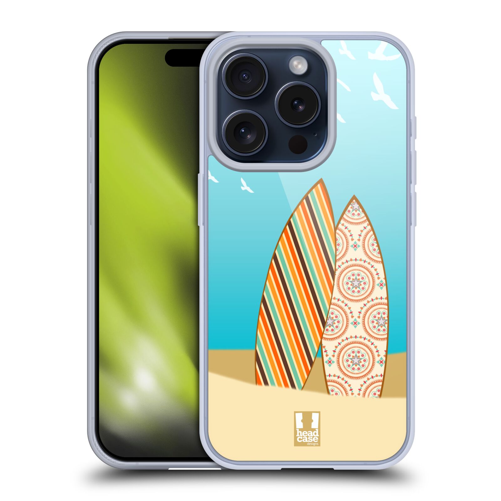 HEAD CASE DESIGNS SURFBOARDS SOFT GEL CASE FOR APPLE iPHONE PHONES - Picture 12 of 12