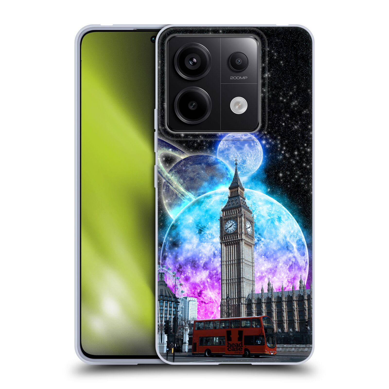 Silikonové pouzdro na mobil Xiaomi Redmi Note 13 Pro 5G / Poco X6 5G - Head Case - Měsíční Londýn (Silikonový kryt, obal, pouzdro na mobilní telefon Xiaomi Redmi Note 13 Pro 5G / Poco X6 5G s motivem Měsíční Londýn)