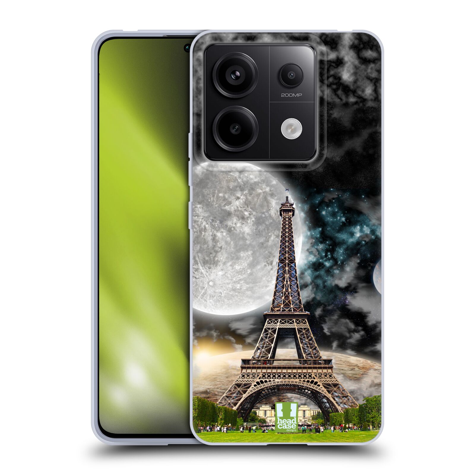 Silikonové pouzdro na mobil Xiaomi Redmi Note 13 Pro 5G / Poco X6 5G - Head Case - Měsíční aifelovka (Silikonový kryt, obal, pouzdro na mobilní telefon Xiaomi Redmi Note 13 Pro 5G / Poco X6 5G s motivem Měsíční aifelovka)