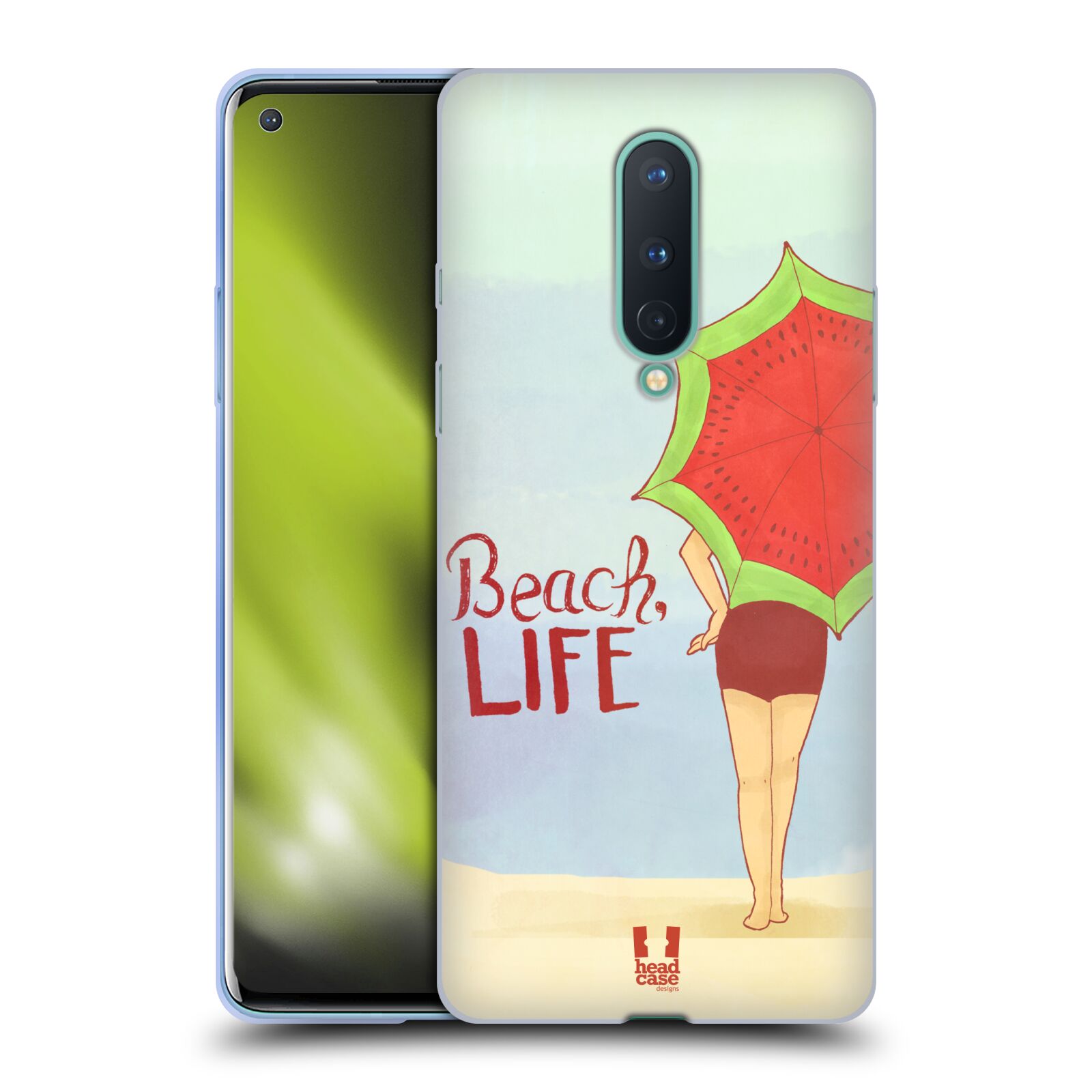FUNDA HEAD CASE DESIGNS DE GEL SUAVE TEMPORADA DE VERANO PARA TELÉFONOS GOOGLE ONEPLUS - Imagen 11 de 12