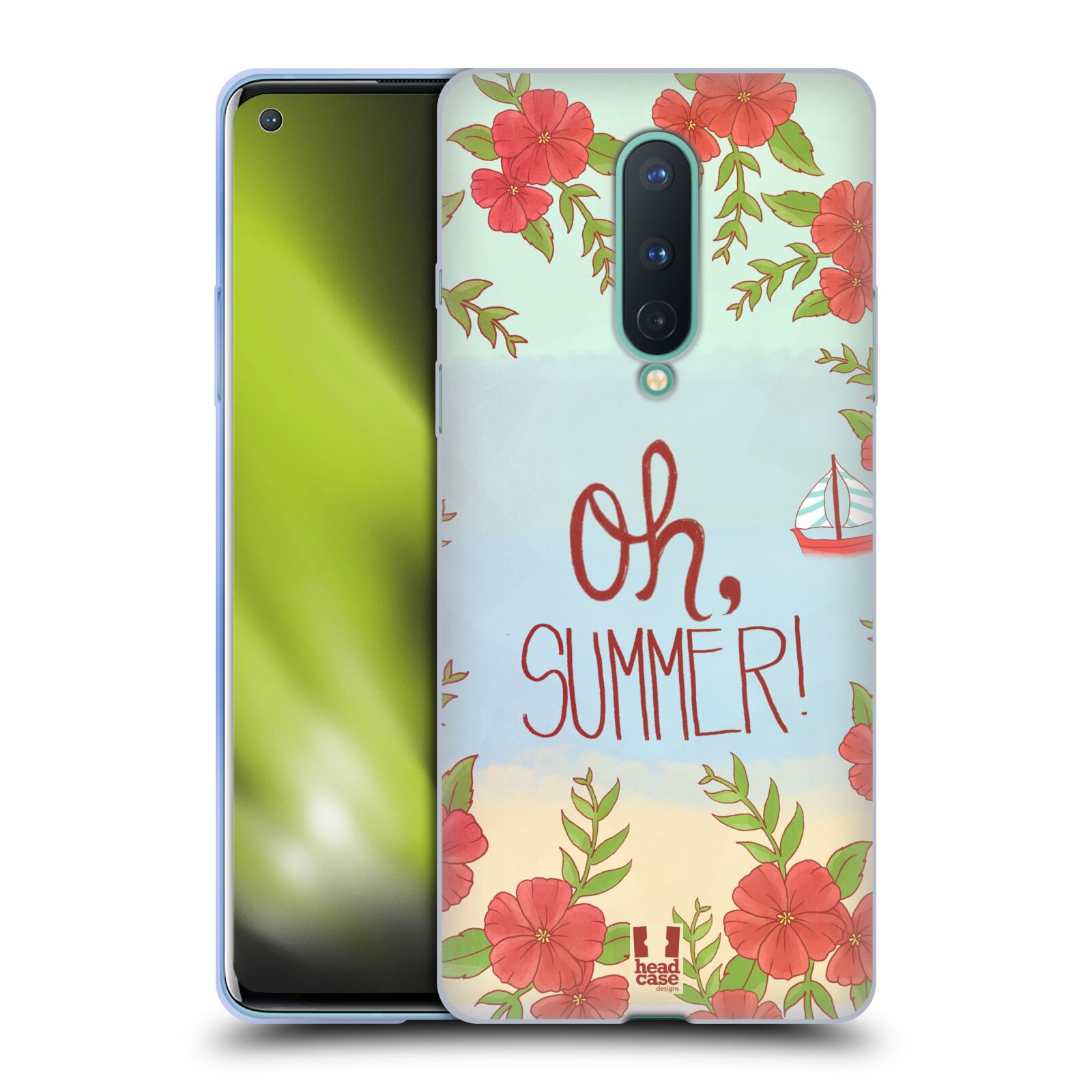 FUNDA HEAD CASE DESIGNS DE GEL SUAVE TEMPORADA DE VERANO PARA TELÉFONOS GOOGLE ONEPLUS - Imagen 10 de 12