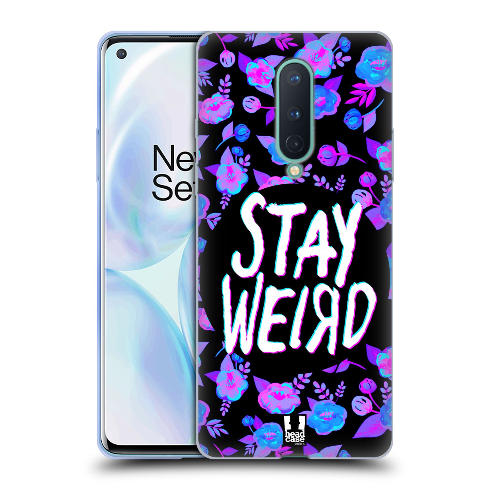 FUNDA HEAD CASE DESIGNS STAY WEIRD GEL SUAVE PARA TELÉFONOS MÓVILES GOOGLE ONEPLUS - Imagen 10 de 17