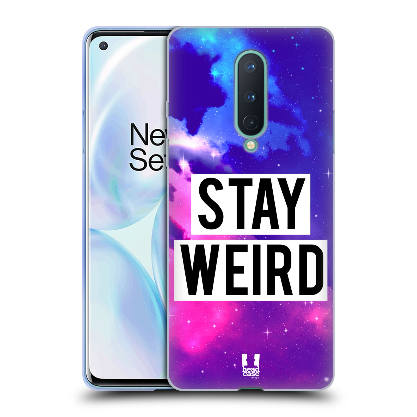FUNDA HEAD CASE DESIGNS STAY WEIRD GEL SUAVE PARA TELÉFONOS MÓVILES GOOGLE ONEPLUS - Imagen 15 de 17