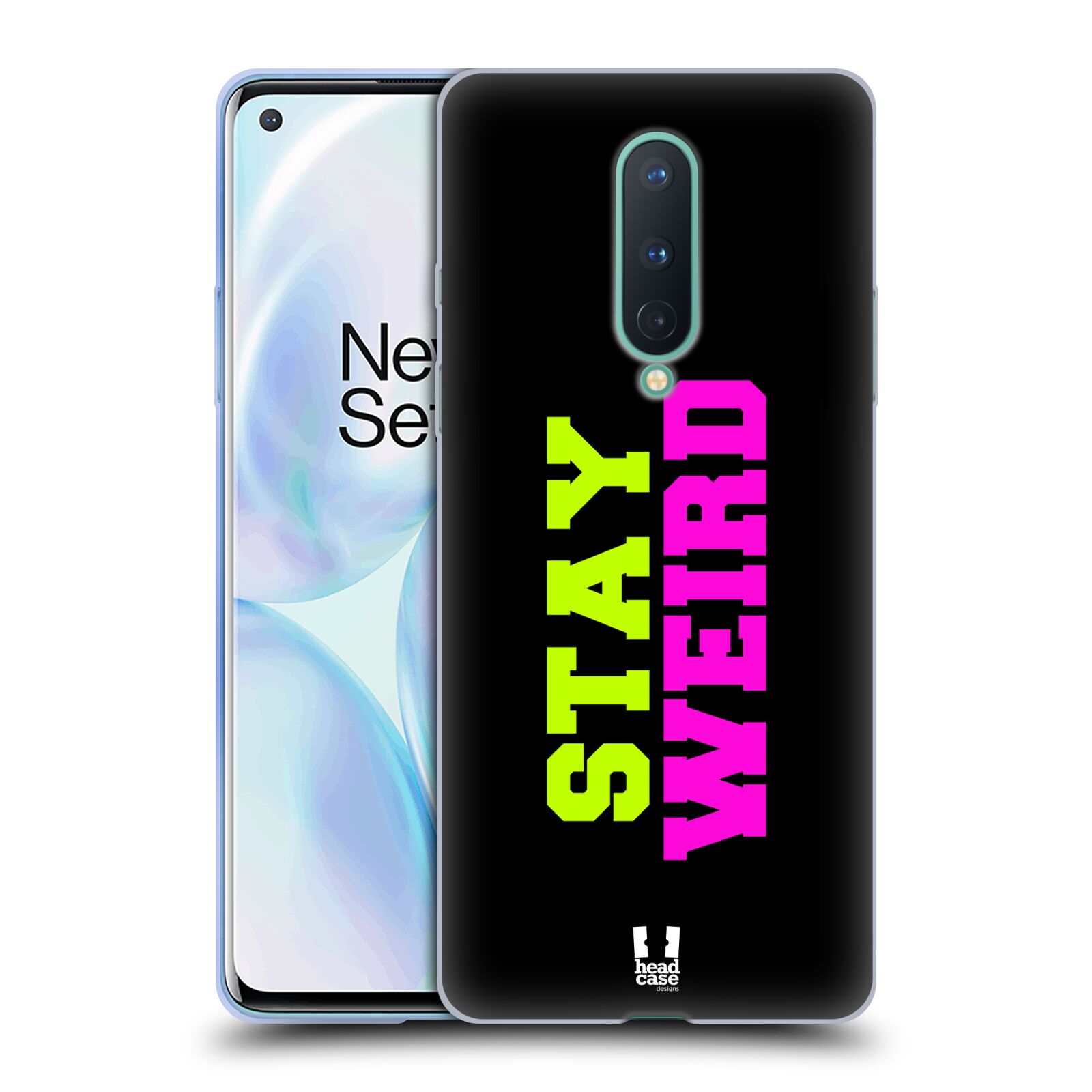 FUNDA HEAD CASE DESIGNS STAY WEIRD GEL SUAVE PARA TELÉFONOS MÓVILES GOOGLE ONEPLUS - Imagen 16 de 17
