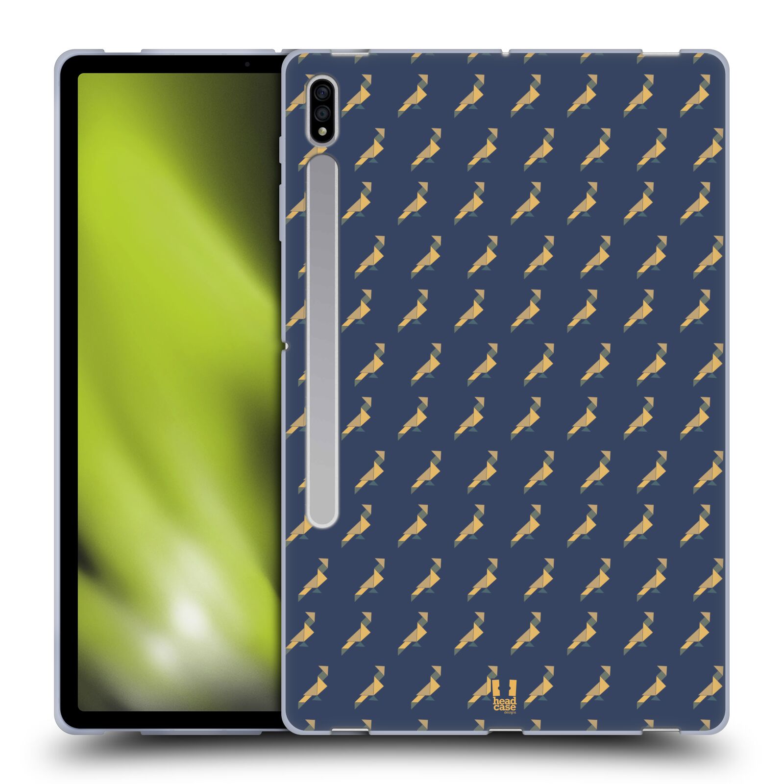 HEAD CASE DESIGNS TANGRAM ANIMAL PRINTS SOFT GEL CASE FOR SAMSUNG TABLETS 1 - Picture 9 of 13