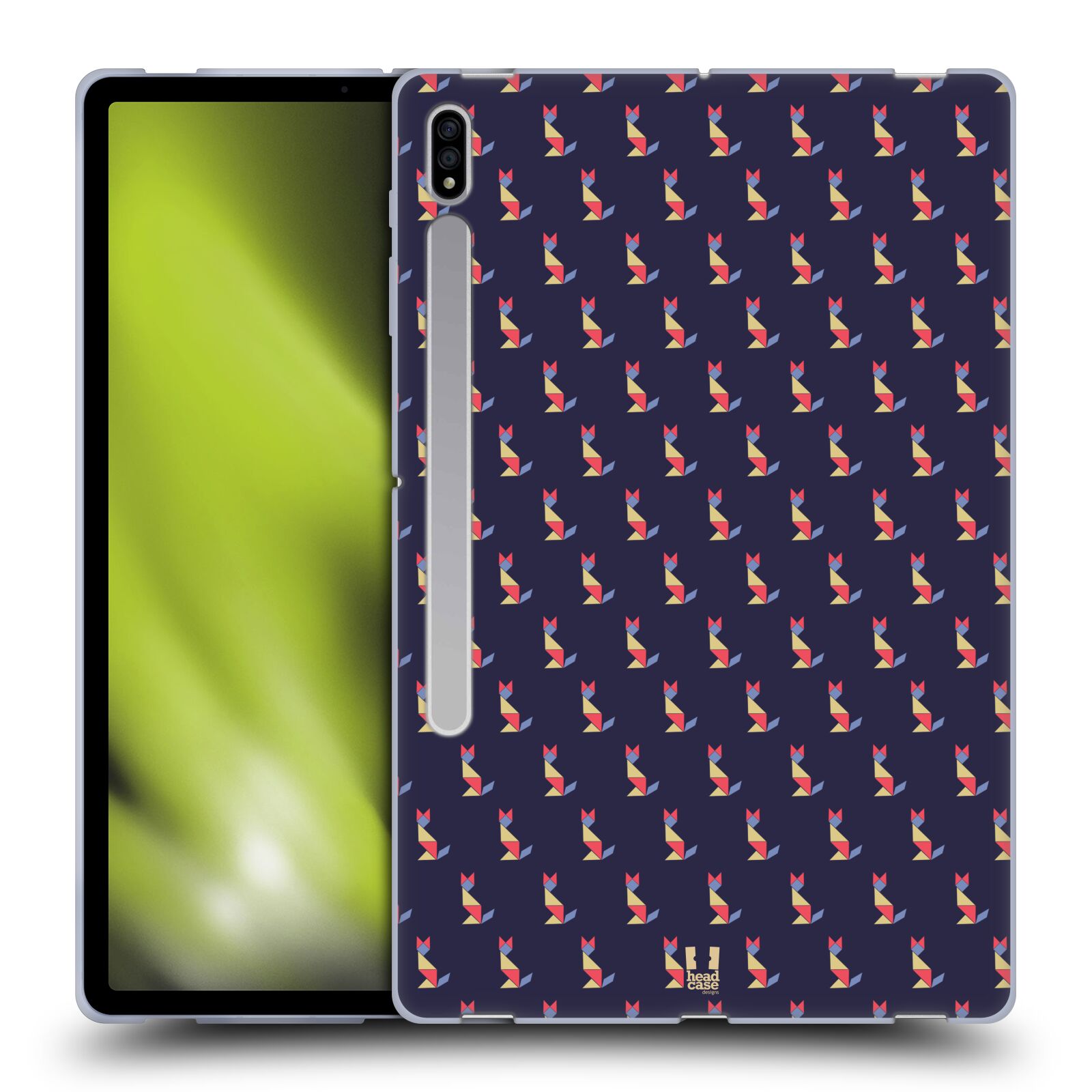 HEAD CASE DESIGNS TANGRAM ANIMAL PRINTS SOFT GEL CASE FOR SAMSUNG TABLETS 1 - Picture 13 of 13