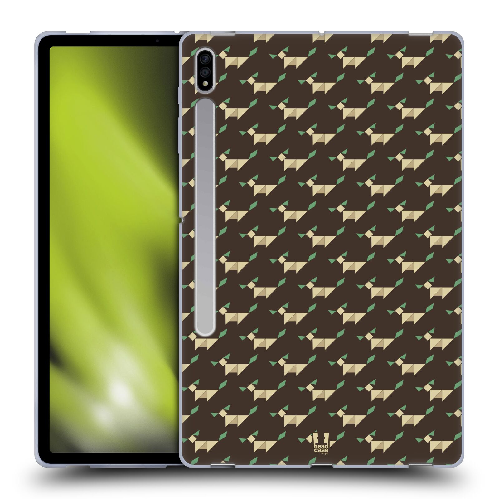 HEAD CASE DESIGNS TANGRAM ANIMAL PRINTS SOFT GEL CASE FOR SAMSUNG TABLETS 1 - Picture 10 of 13