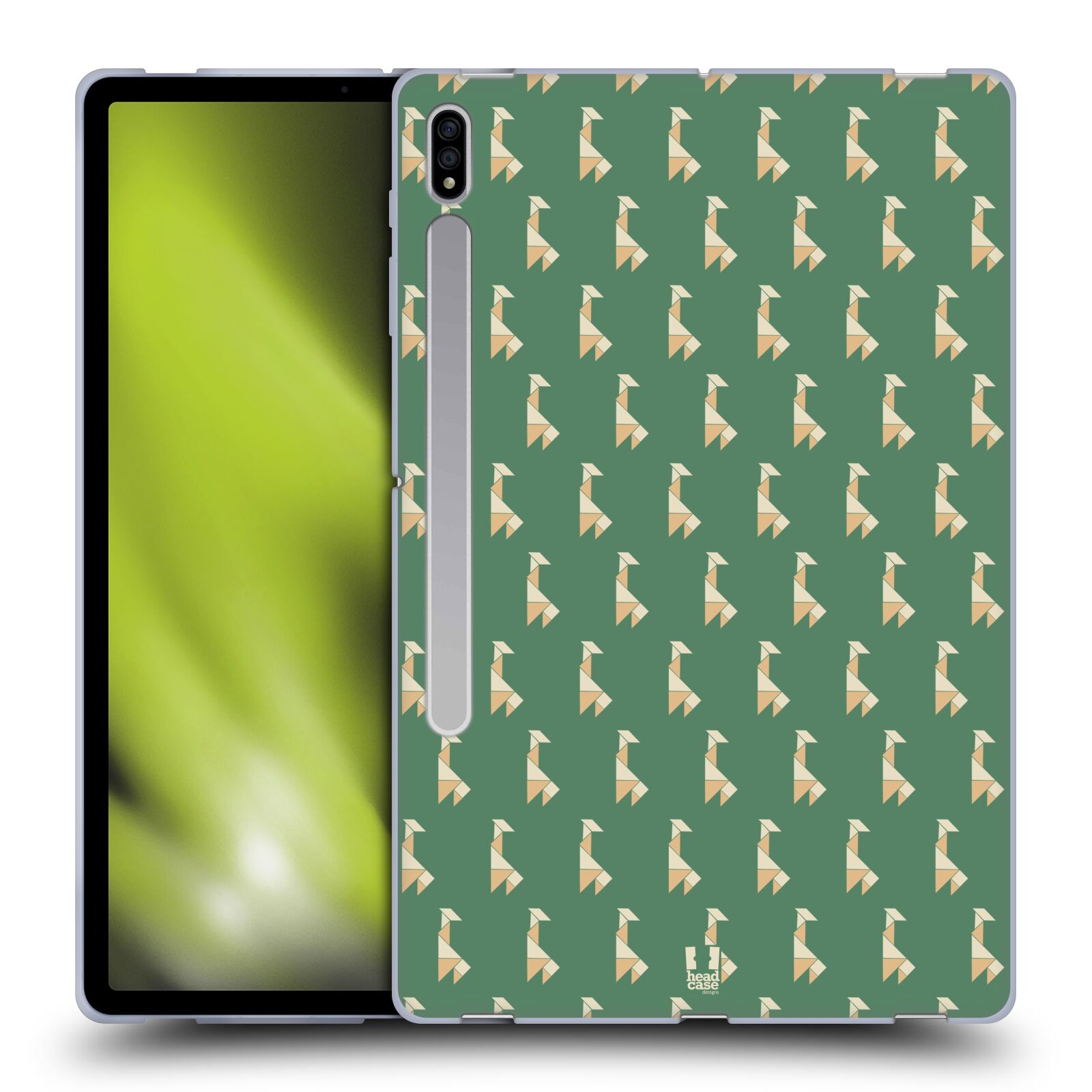 HEAD CASE DESIGNS TANGRAM ANIMAL PRINTS SOFT GEL CASE FOR SAMSUNG TABLETS 1 - Picture 11 of 13