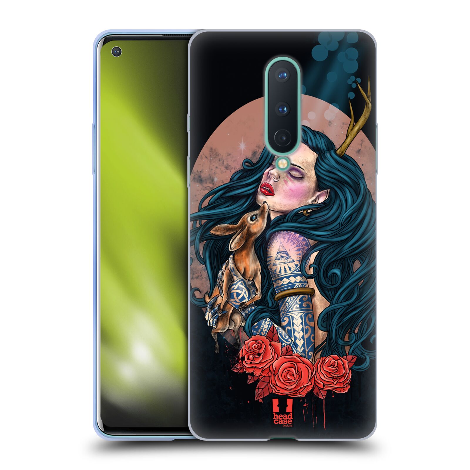 FUNDA HEAD CASE DESIGNS CON DIBUJO DE MUÑECAS TATUADAS DE GEL SUAVE PARA TELÉFONOS GOOGLE ONEPLUS - Imagen 9 de 10