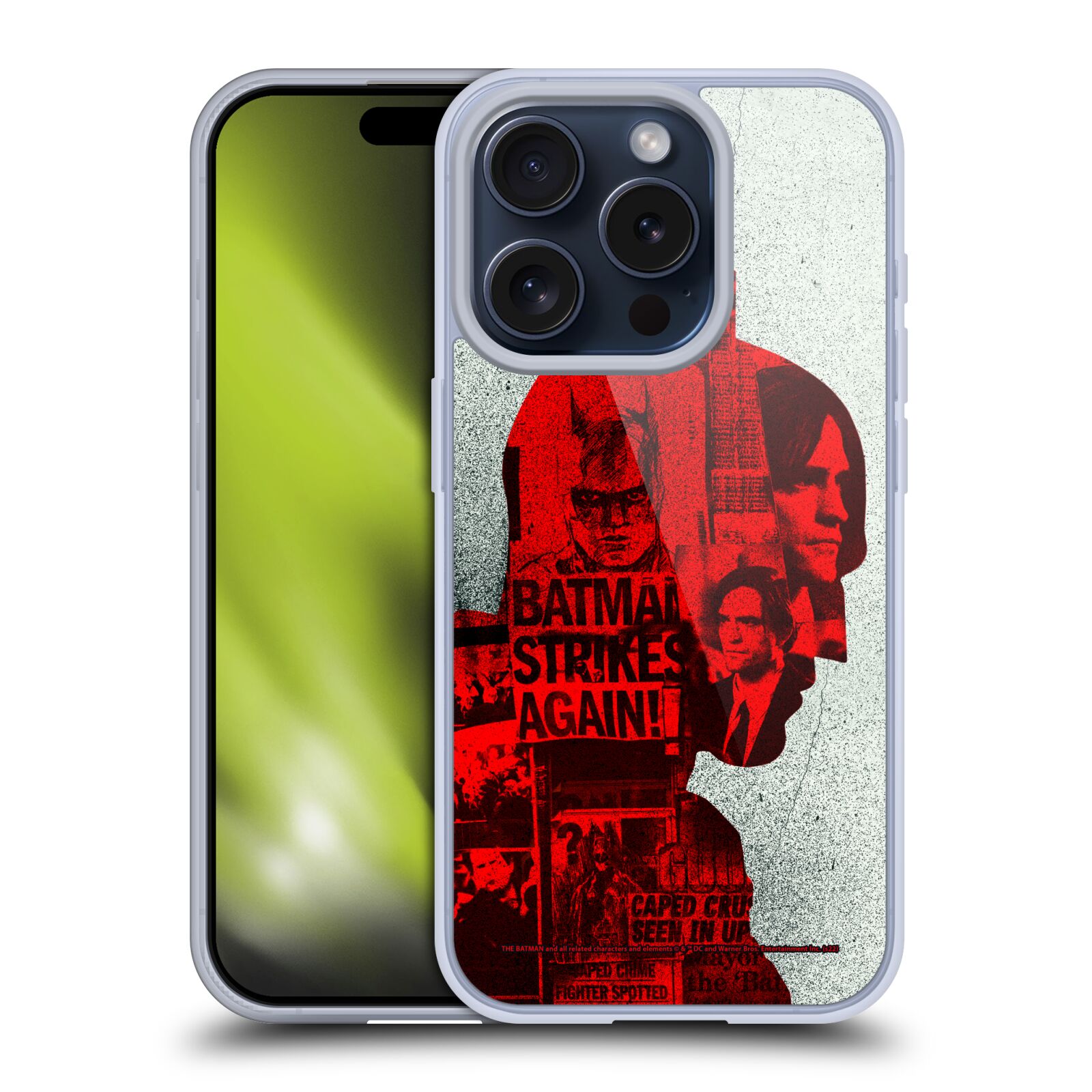 OFFICIAL THE BATMAN NEO-NOIR GRAPHICS SOFT GEL CASE FOR APPLE iPHONE PHONES - Picture 10 of 15