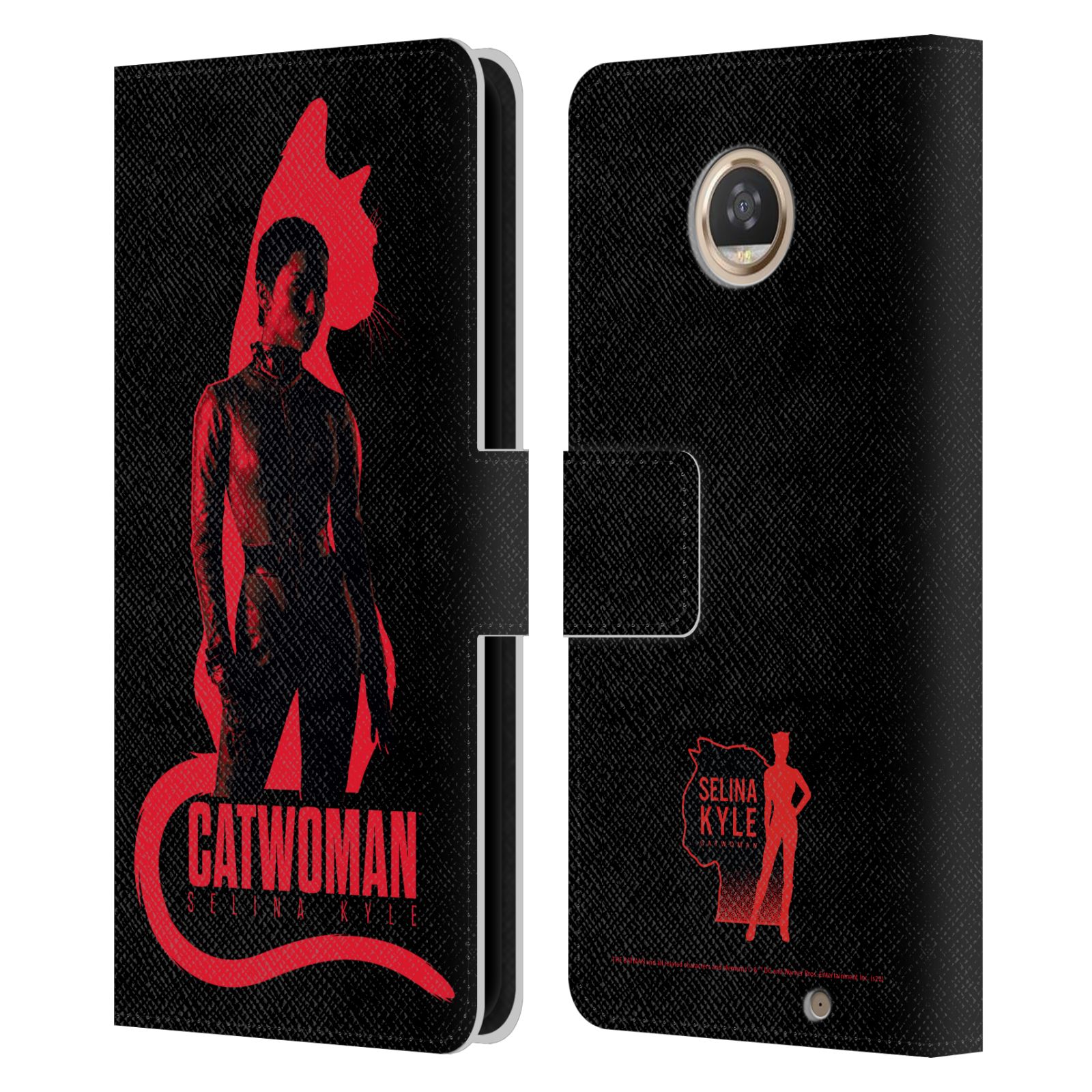 OFFICIAL THE BATMAN NEO-NOIR GRAPHICS LEATHER BOOK CASE FOR MOTOROLA PHONES - Picture 17 of 21