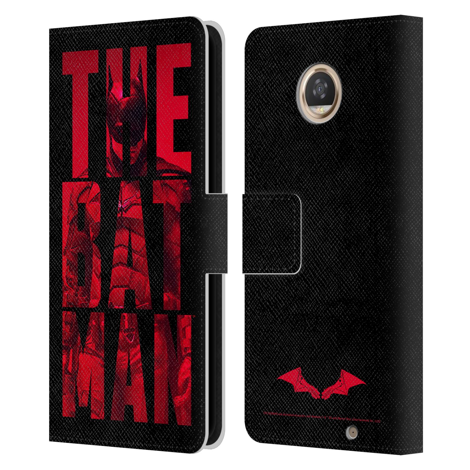 OFFICIAL THE BATMAN NEO-NOIR GRAPHICS LEATHER BOOK CASE FOR MOTOROLA PHONES - Picture 21 of 21