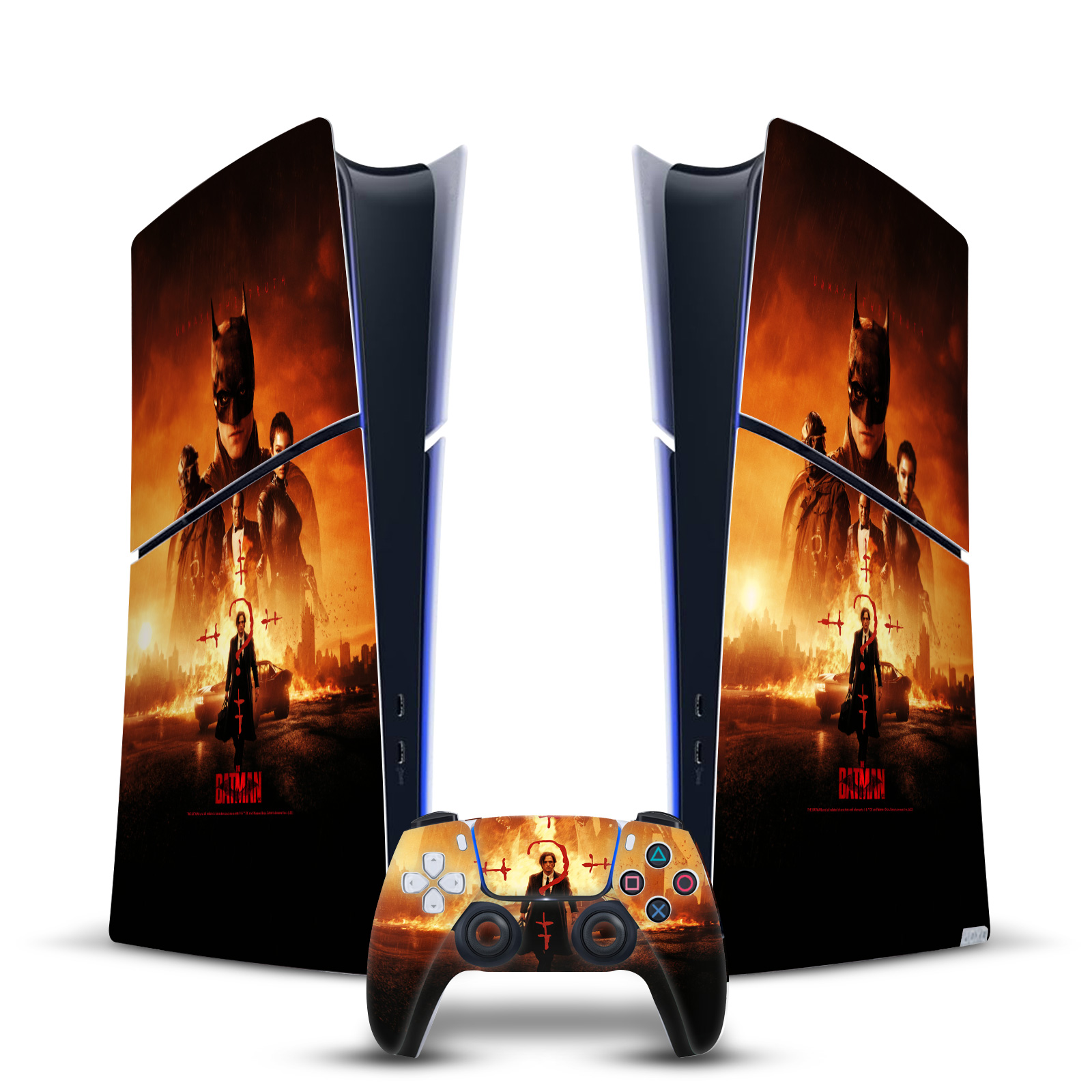 THE BATMAN NEO-NOIR AND POSTERS VINYL SKIN DECAL FOR PS5 SLIM/PRO DIGITAL BUNDLE