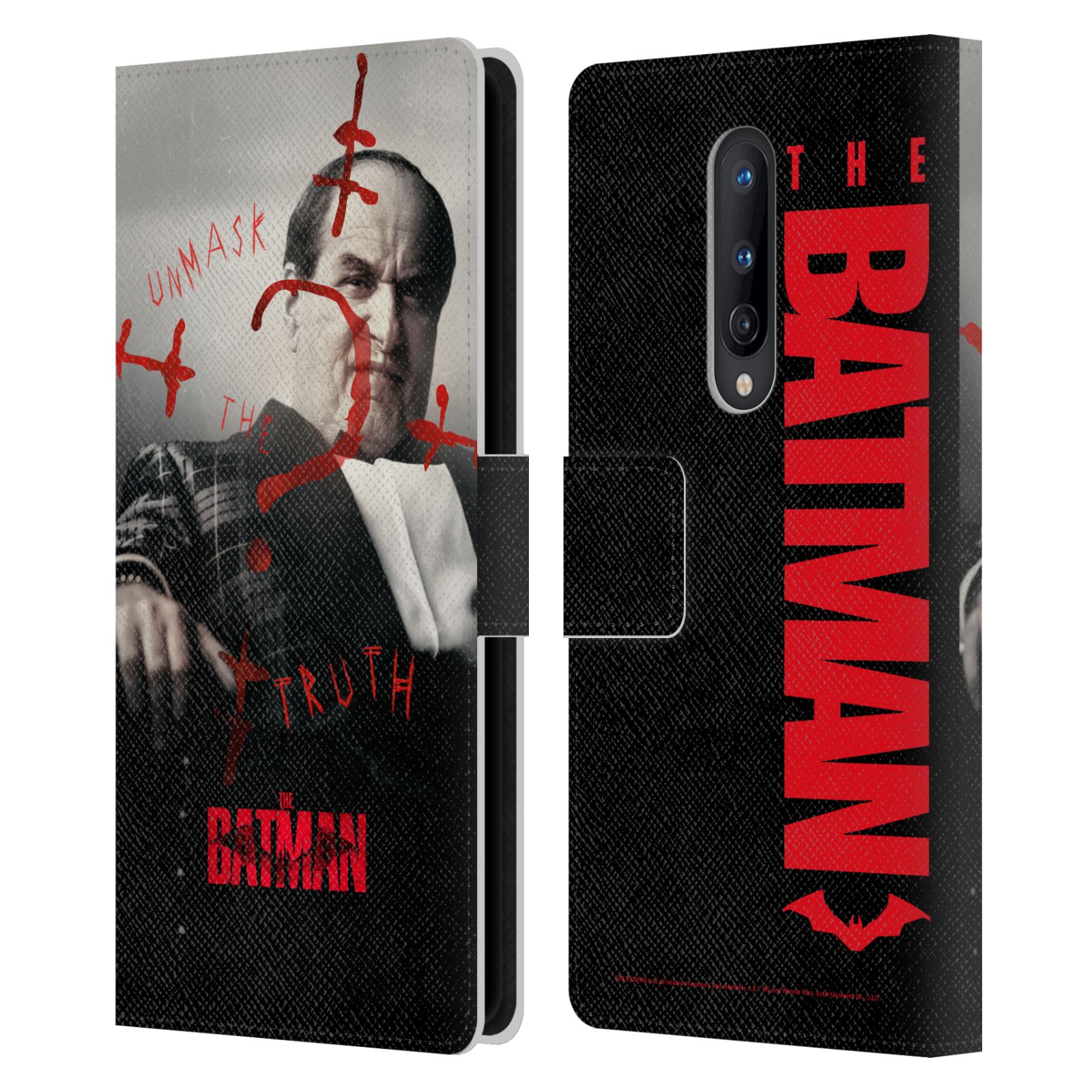 OFFICIAL THE BATMAN POSTERS LEATHER BOOK WALLET CASE FOR BLACKBERRY ONEPLUS - Picture 11 of 14