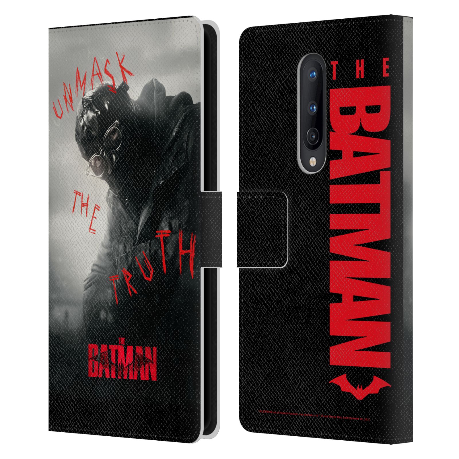 OFFICIAL THE BATMAN POSTERS LEATHER BOOK WALLET CASE FOR BLACKBERRY ONEPLUS - Picture 13 of 14