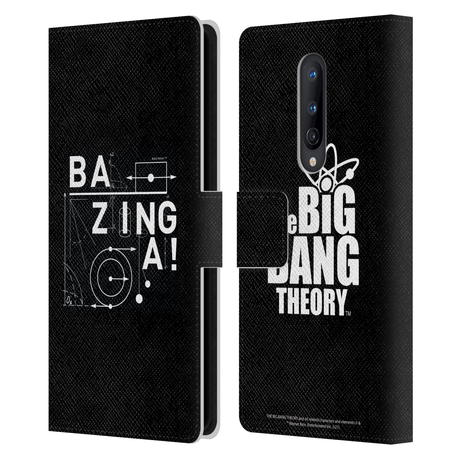 OFFICIAL THE BIG BANG THEORY BAZINGA LEATHER BOOK WALLET CASE FOR ONEPLUS PHONES - 第 8/9 張圖片