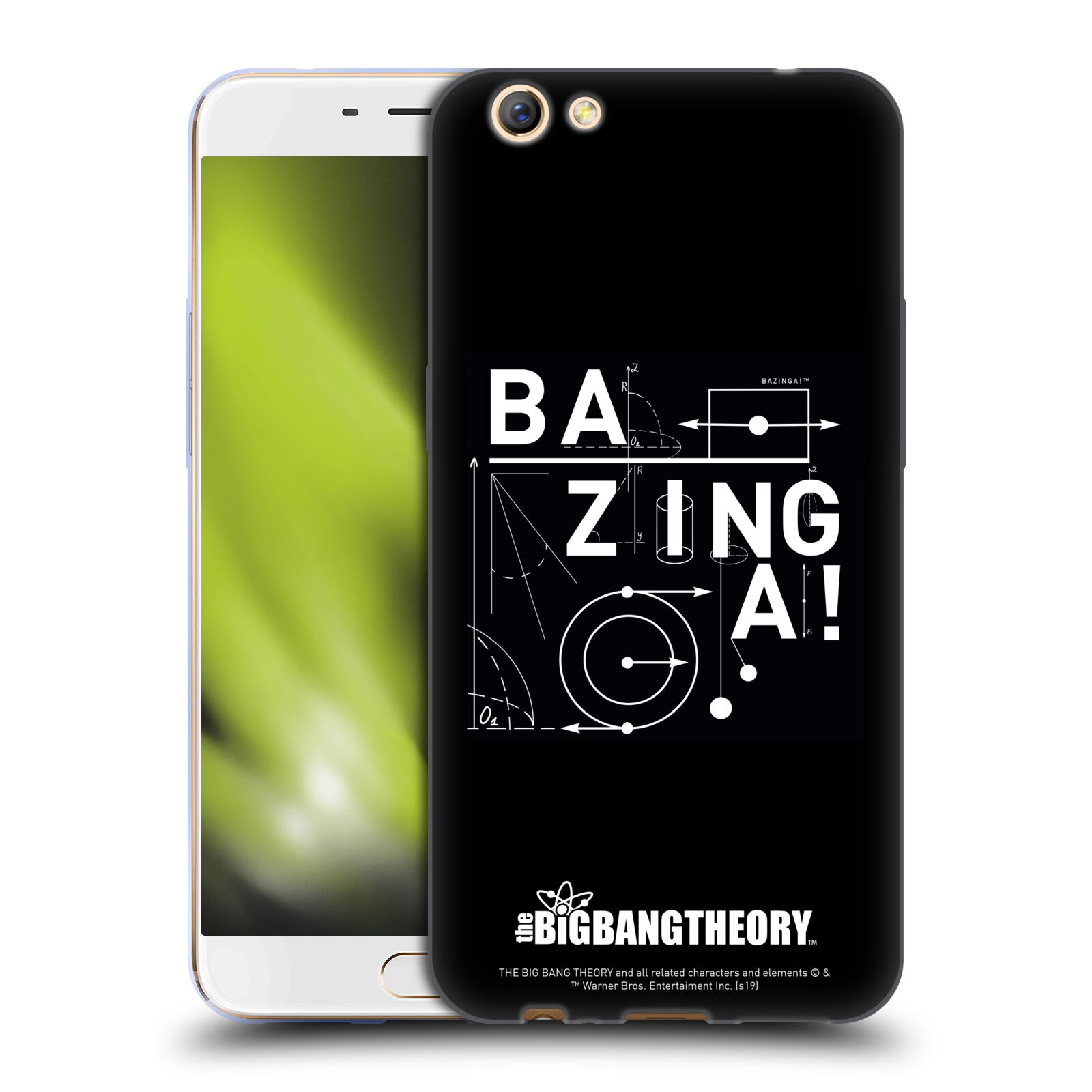 2020 Head Case Designs Officially Licensed The Big Bang Theory Physics Bazinga Soft Gel Case Compatible With Oppo A5 