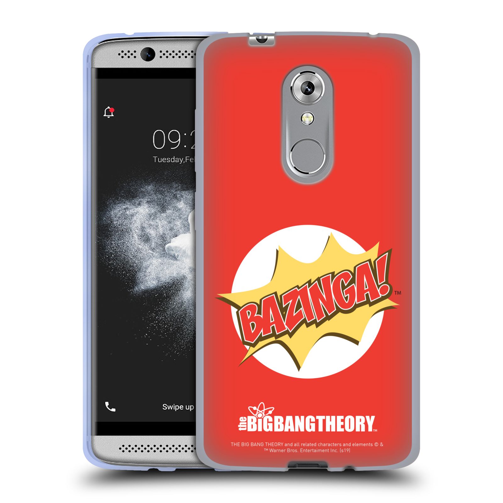FUNDA OFICIAL THE BIG BANG THEORY BAZINGA GEL SUAVE PARA TELÉFONOS ZTE - Imagen 8 de 8