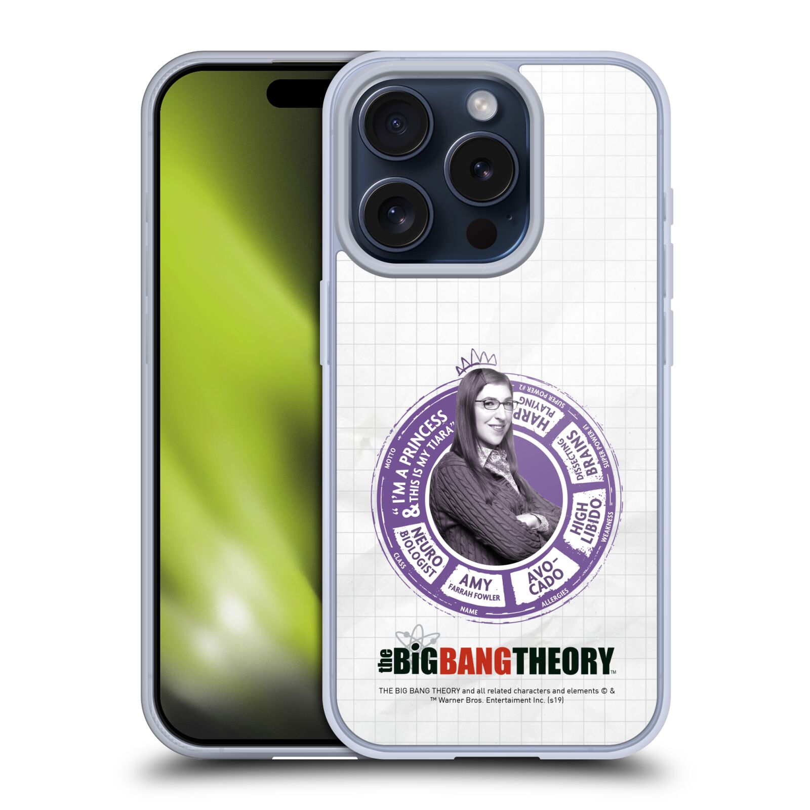 THE BIG BANG THEORY CHARACTER ATTRIBUTES GEL CASE FOR APPLE iPHONE PHONES - Picture 8 of 14