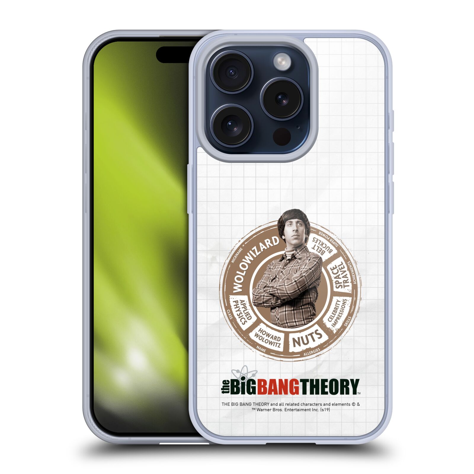 THE BIG BANG THEORY CHARACTER ATTRIBUTES GEL CASE FOR APPLE iPHONE PHONES - Picture 10 of 14