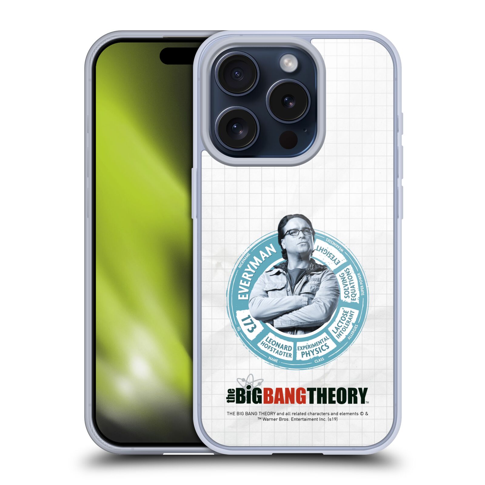 THE BIG BANG THEORY CHARACTER ATTRIBUTES GEL CASE FOR APPLE iPHONE PHONES - Picture 11 of 14