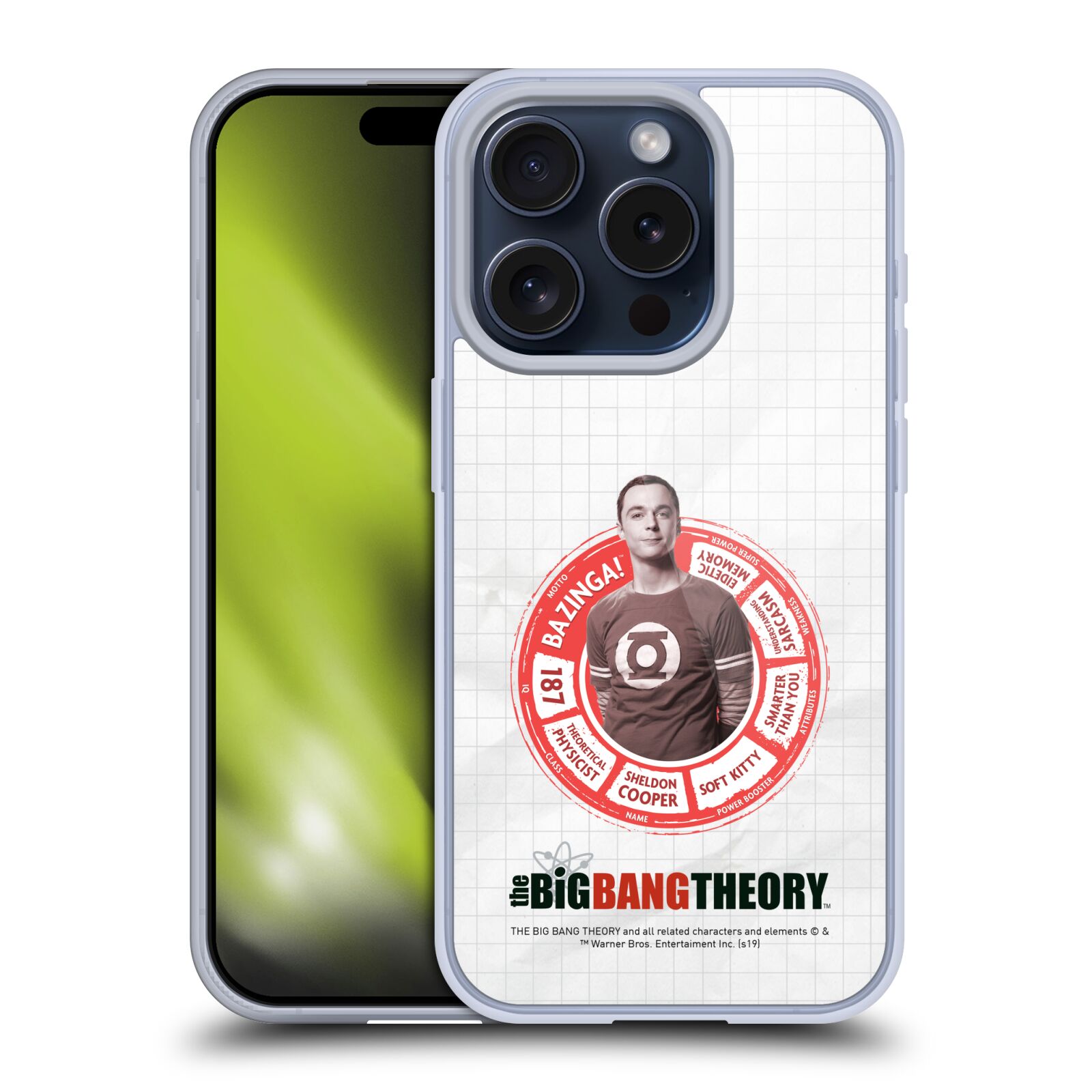 THE BIG BANG THEORY CHARACTER ATTRIBUTES GEL CASE FOR APPLE iPHONE PHONES - Picture 14 of 14