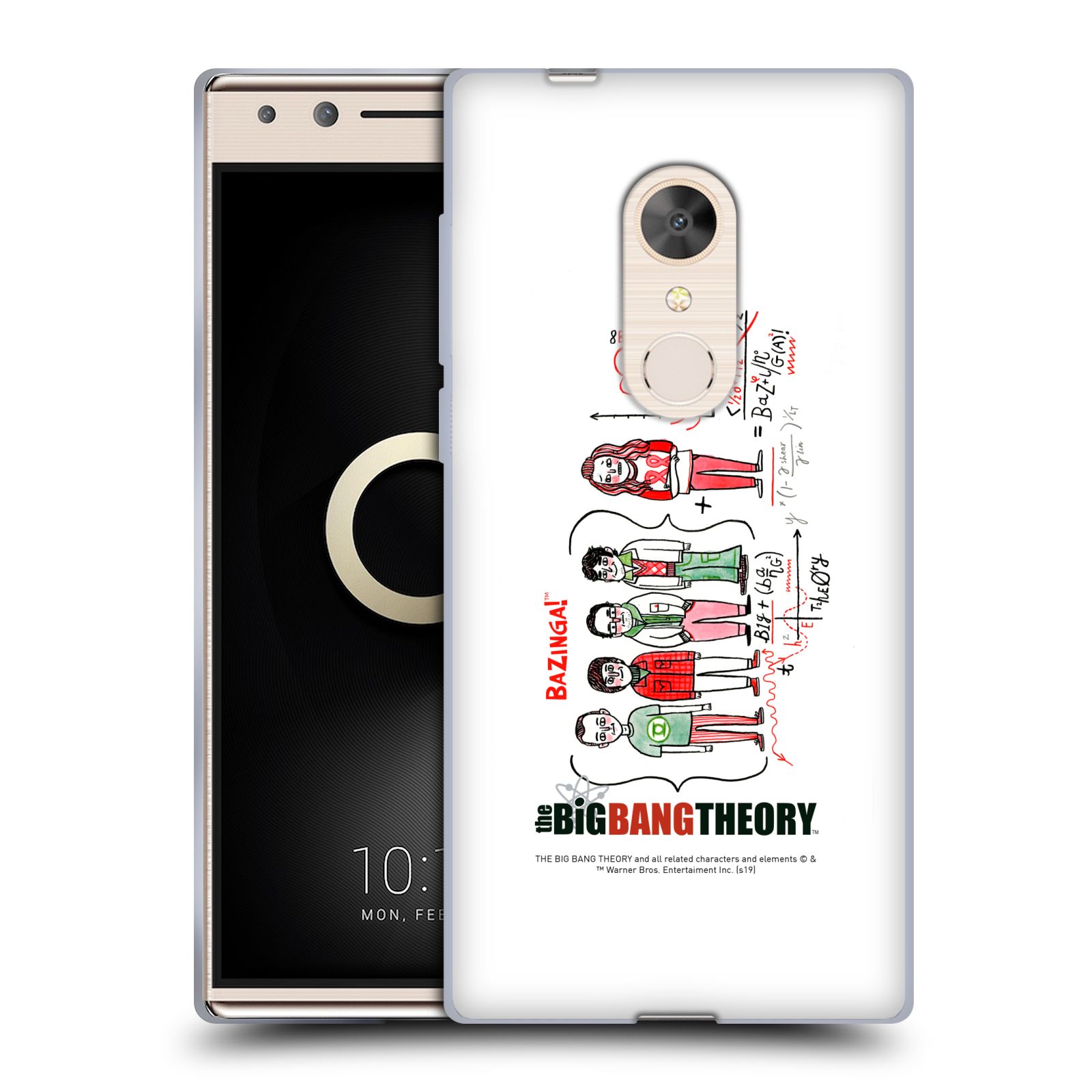 OFFICIAL THE BIG BANG THEORY GRAPHICS ARTS 2 SOFT GEL CASE FOR ALCATEL PHONES - Picture 8 of 12