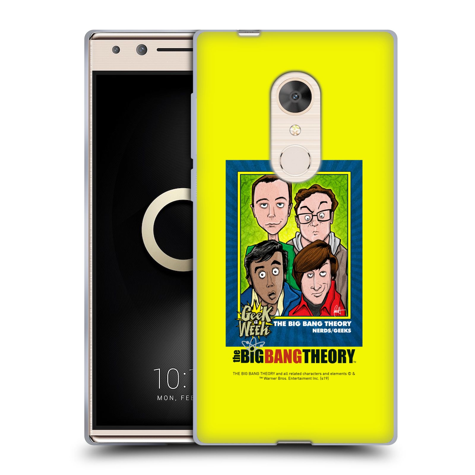 OFFICIAL THE BIG BANG THEORY GRAPHICS ARTS 2 SOFT GEL CASE FOR ALCATEL PHONES - Picture 11 of 12