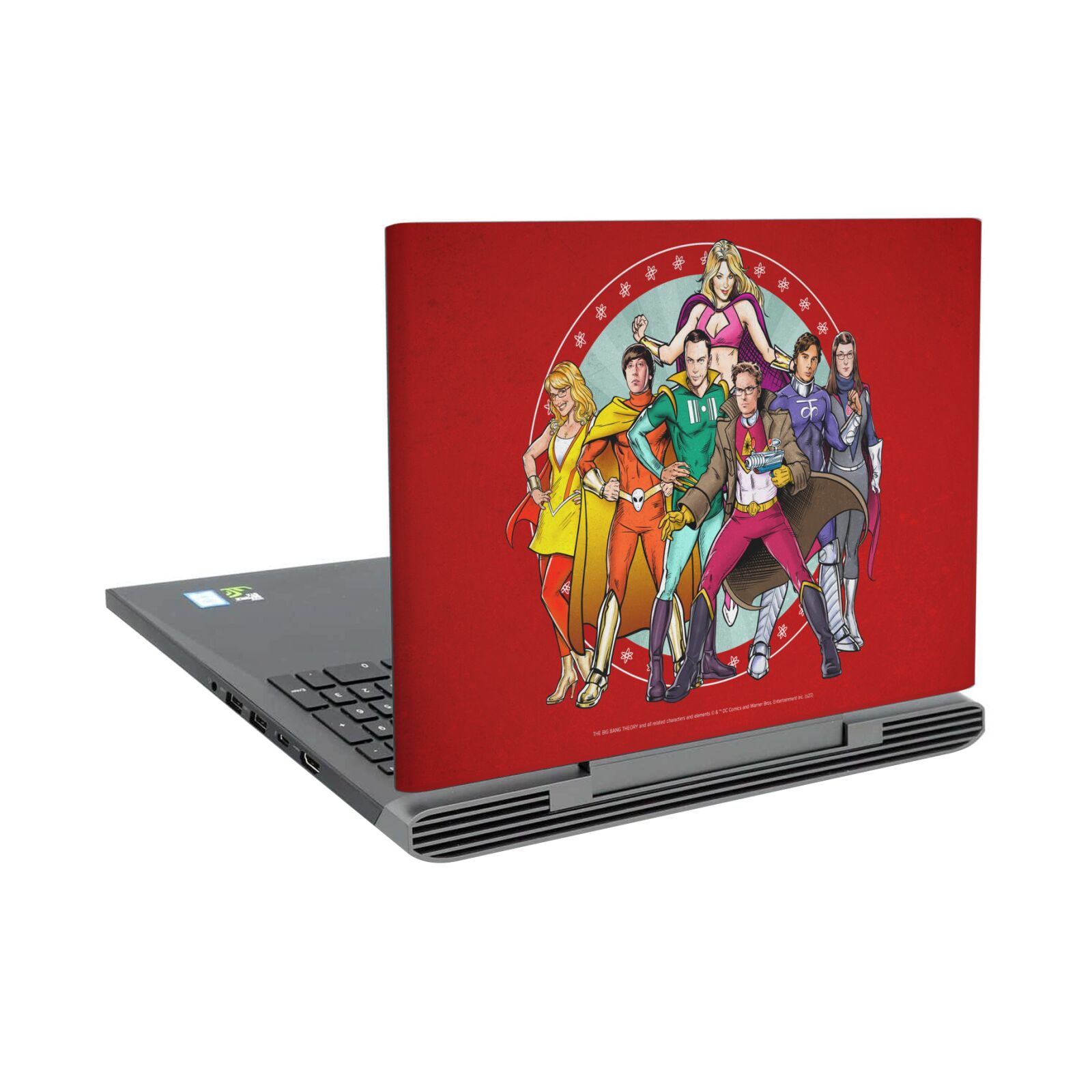 AUTOCOLLANT VINYLE GRAPHIQUE OFFICIEL THE BIG BANG THEORY POUR ASUS DELL HP XIAOMI - Photo 7/8
