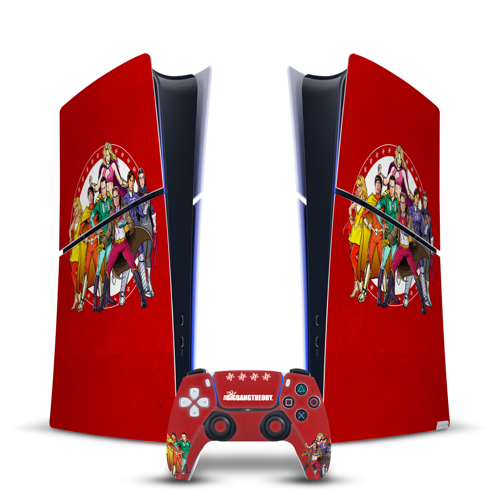 THE BIG BANG THEORY GRAPHICS VINYL SKIN FOR PS5 SLIM DIGITAL EDITION BUNDLE