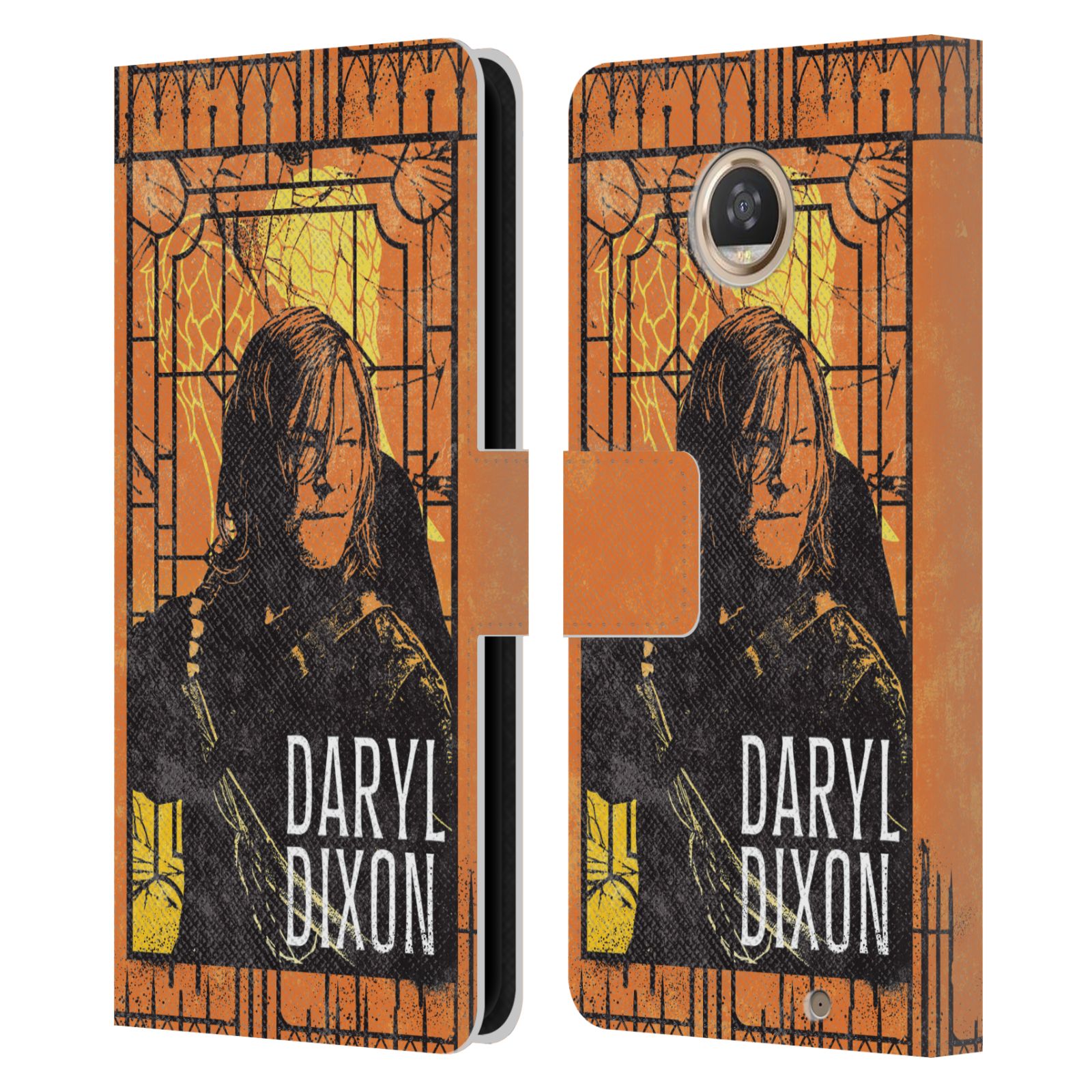 THE WALKING DEAD: DARYL DIXON GRAFIK LEDER BOOK CASE FÜR MOTOROLA HANDYS 2 - Bild 7 von 9