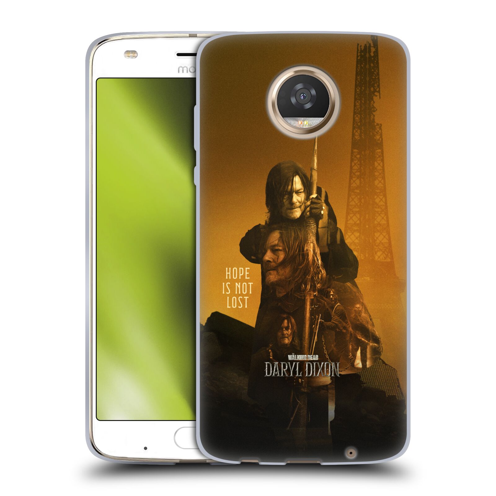 OFFICIAL THE WALKING DEAD: DARYL DIXON KEY ART GEL CASE FOR MOTOROLA PHONES 2