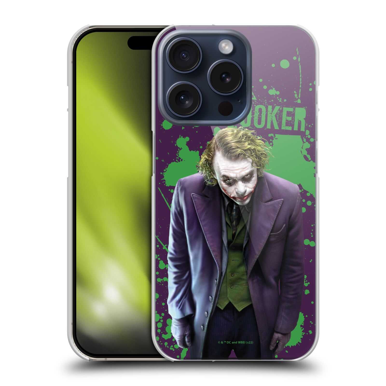 OFFICIAL THE DARK KNIGHT GRAPHICS HARD BACK CASE FOR APPLE iPHONE PHONES
