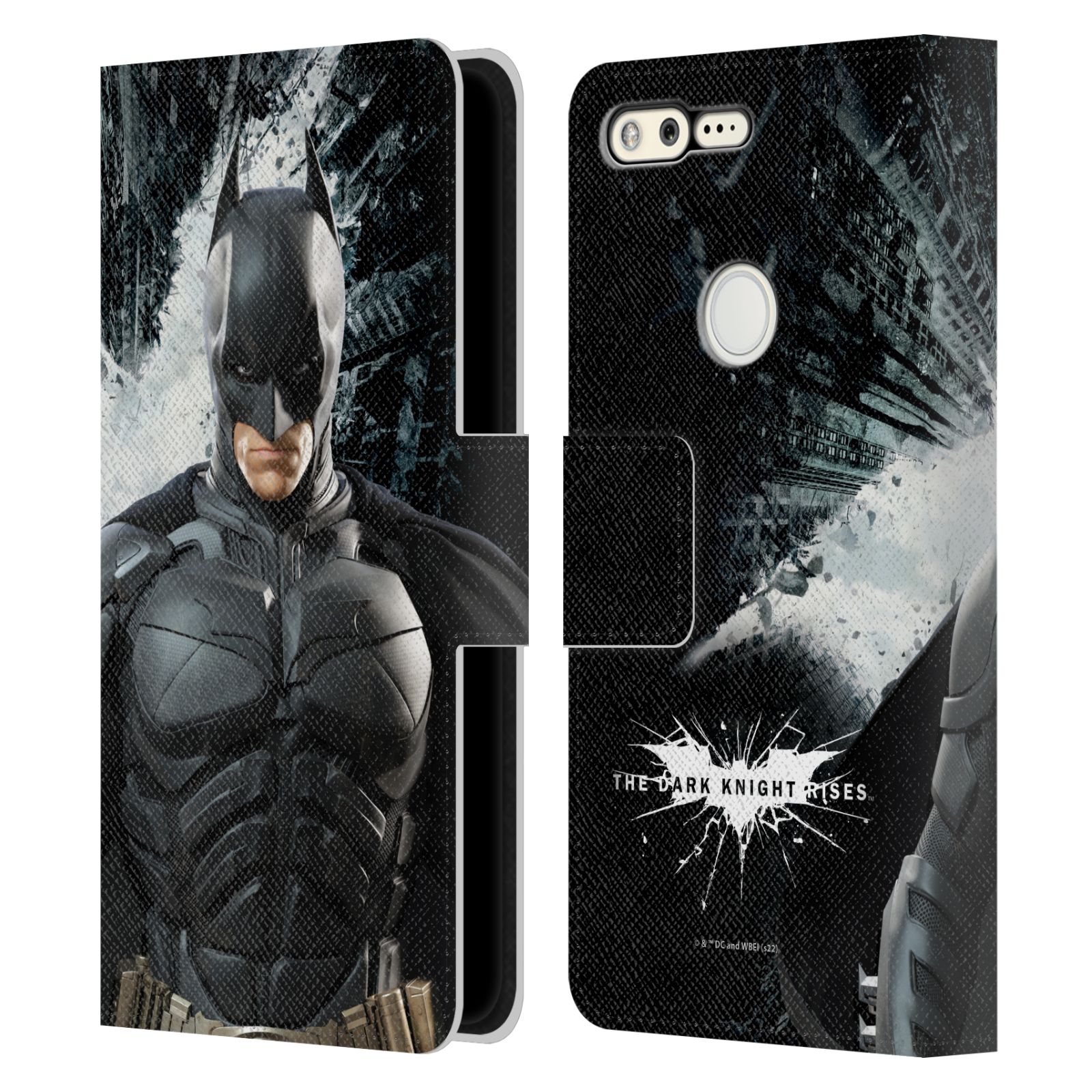 OFFICIAL THE DARK KNIGHT RISES CHARACTER ART LEATHER BOOK CASE FOR GOOGLE PHONES