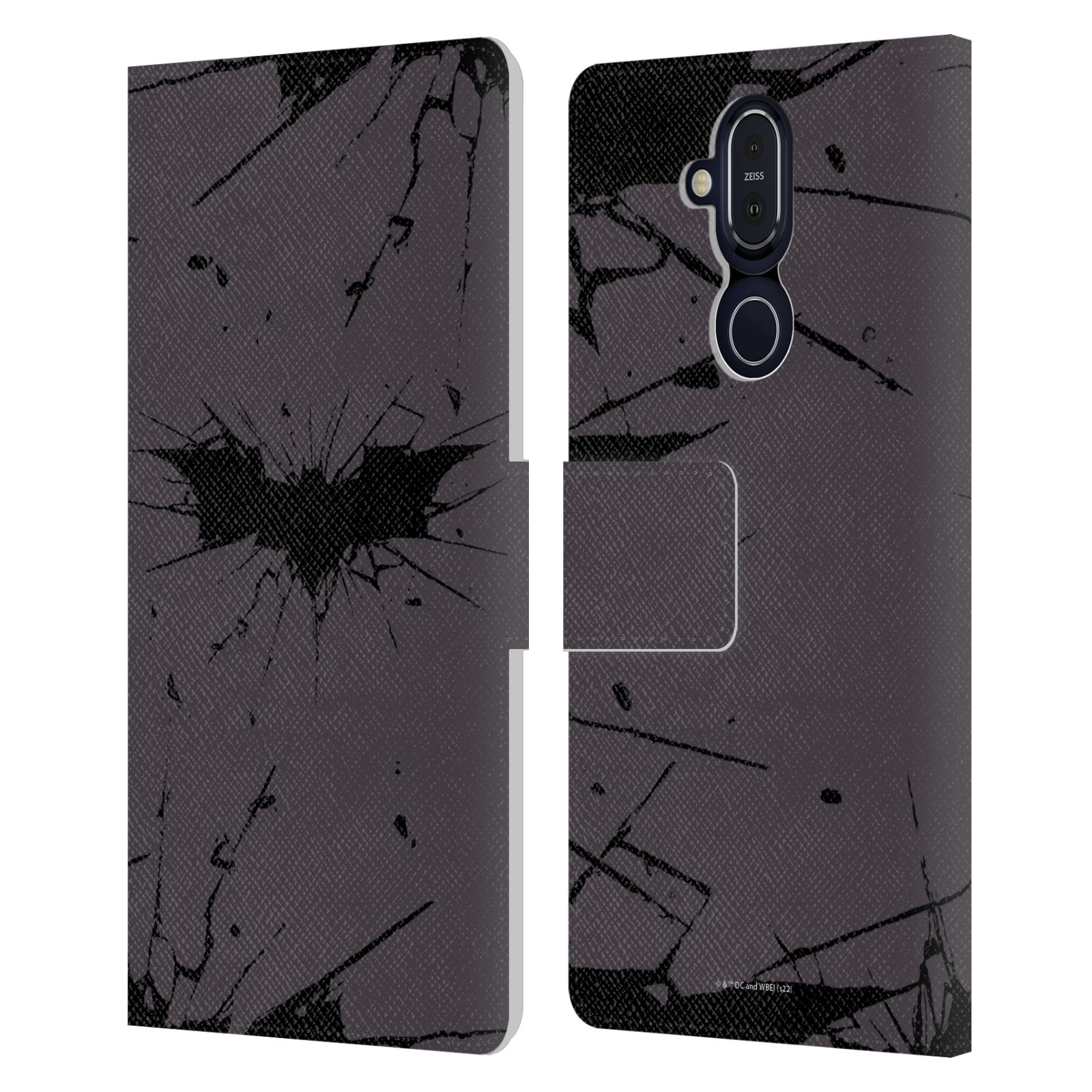 OFFICIAL THE DARK KNIGHT RISES LOGO LEATHER BOOK WALLET CASE FOR NOKIA PHONES - Picture 7 of 9