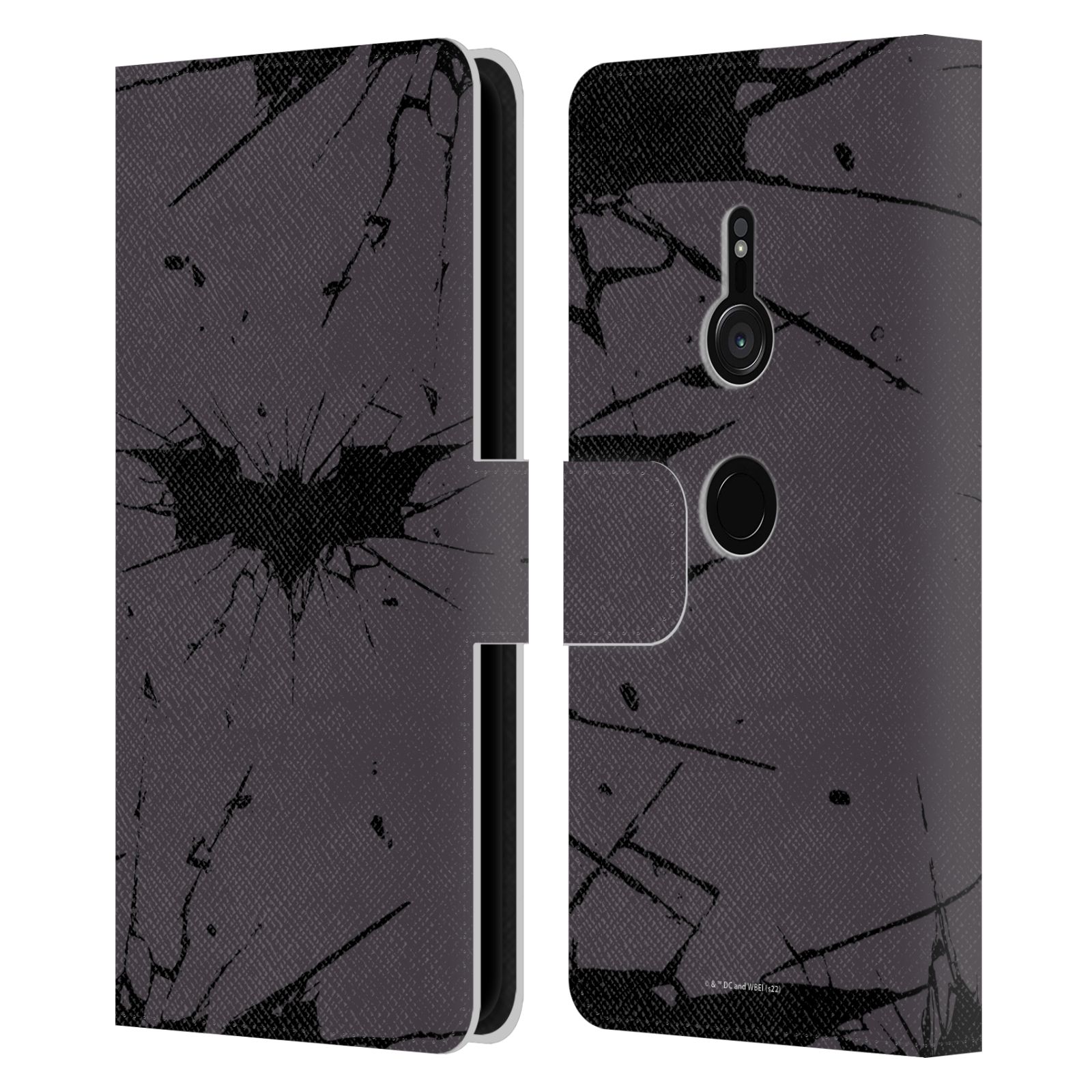 OFFICIAL THE DARK KNIGHT RISES LOGO LEATHER BOOK WALLET CASE FOR SONY PHONES 1 - Picture 7 of 9