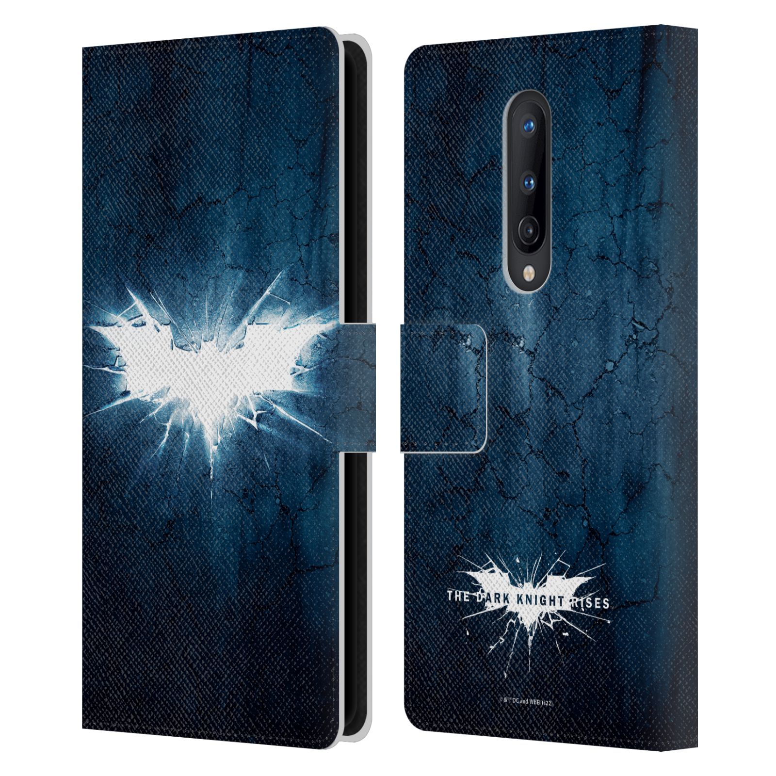 OFFICIAL THE DARK KNIGHT RISES LOGO LEATHER BOOK WALLET CASE FOR ONEPLUS PHONES - Picture 8 of 9