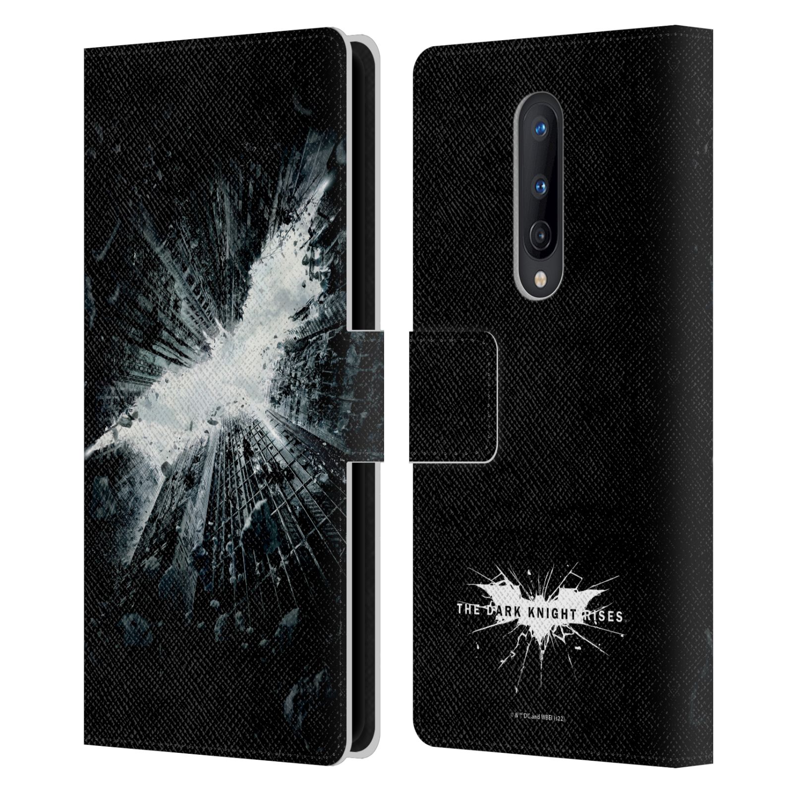 OFFICIAL THE DARK KNIGHT RISES LOGO LEATHER BOOK WALLET CASE FOR ONEPLUS PHONES - Picture 9 of 9
