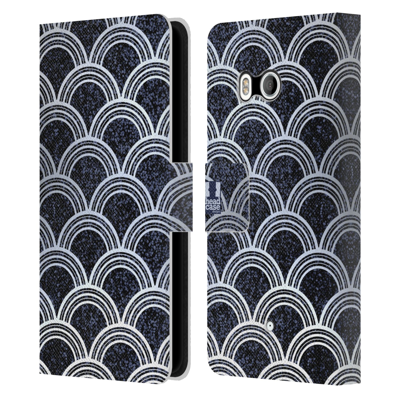 FUNDA HEAD CASE DESIGNS CON PATRONES ART DECO TEXTURIZADOS PARA TELÉFONOS HTC 1 - Imagen 7 de 7