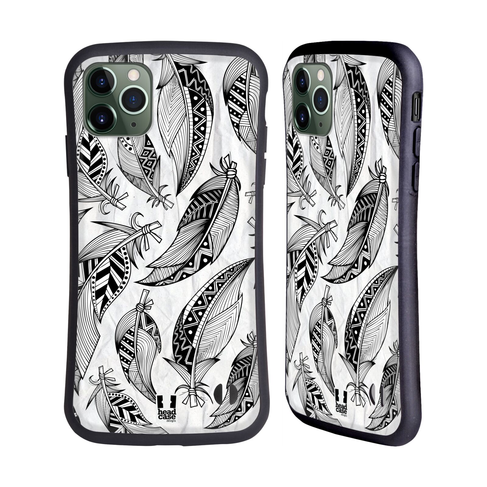 FUNDA HÍBRIDA HEAD CASE DESIGNS PLUMAS TRIBALES PARA TELÉFONOS APPLE iPHONES - Imagen 8 de 12