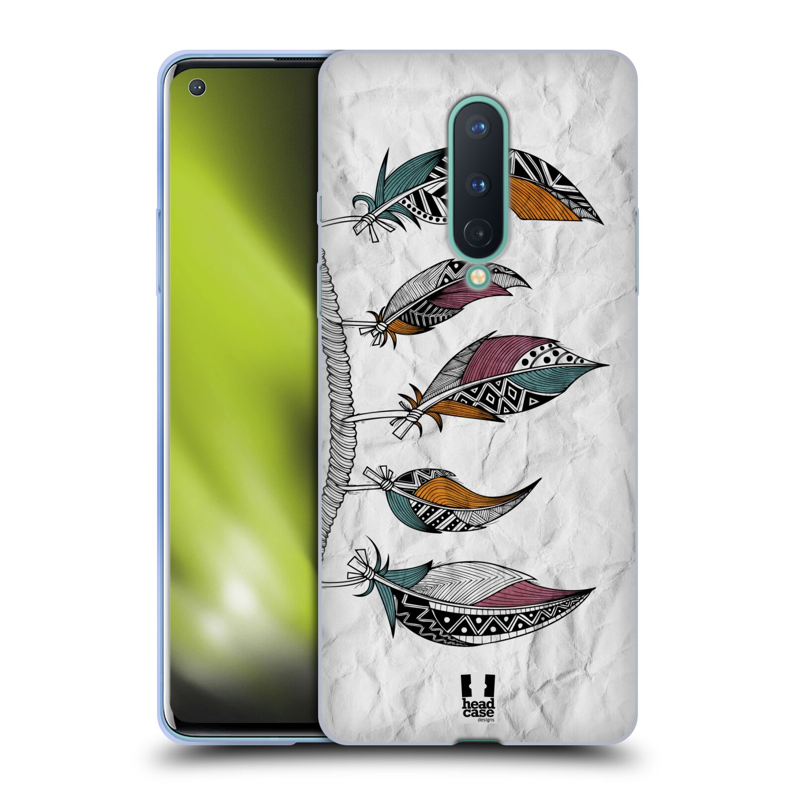 HEAD CASE DESIGNS TRIBAL FEATHERS SOFT GEL CASE FOR GOOGLE ONEPLUS PHONES - Picture 11 of 12