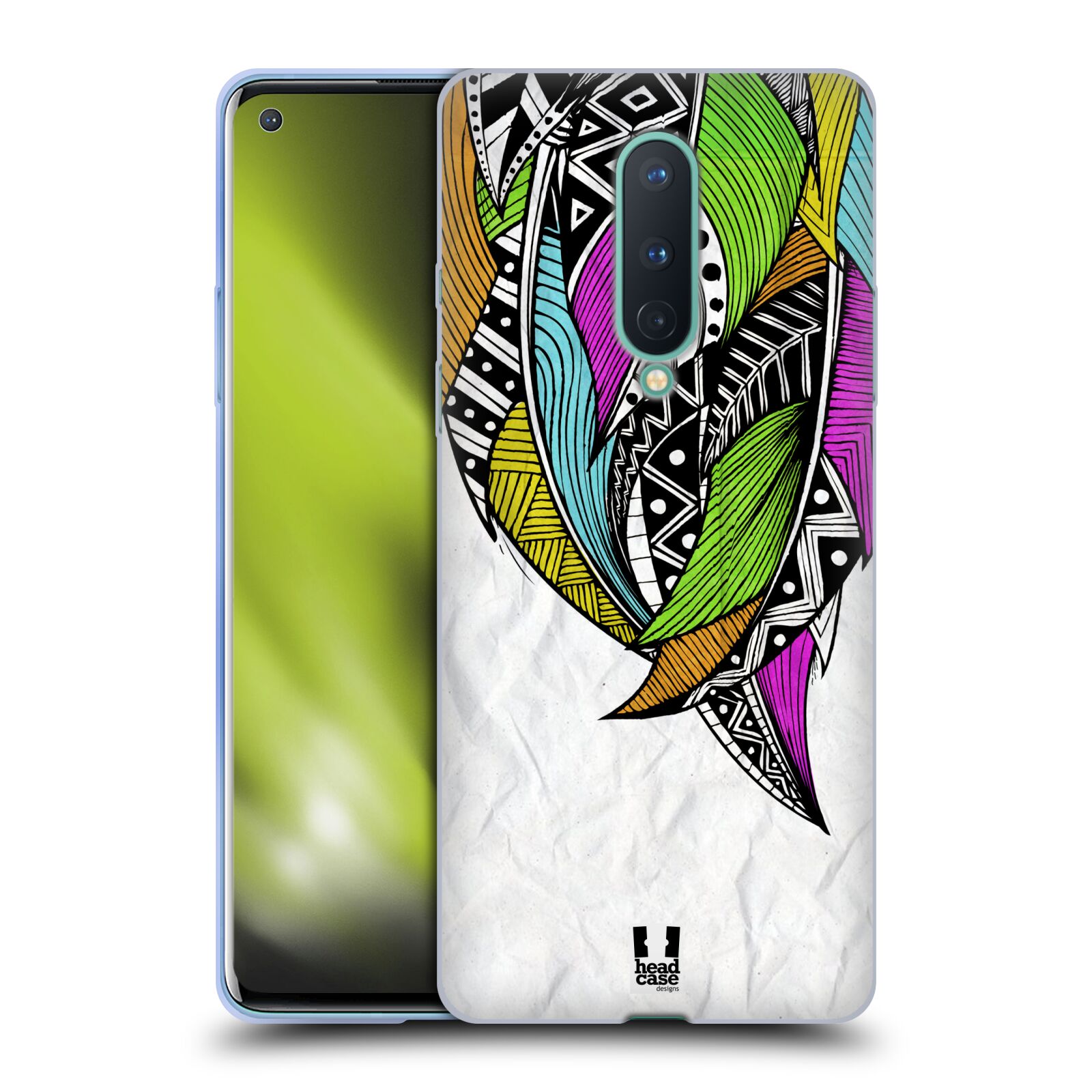 HEAD CASE DESIGNS TRIBAL FEATHERS SOFT GEL CASE FOR GOOGLE ONEPLUS PHONES - Picture 12 of 12
