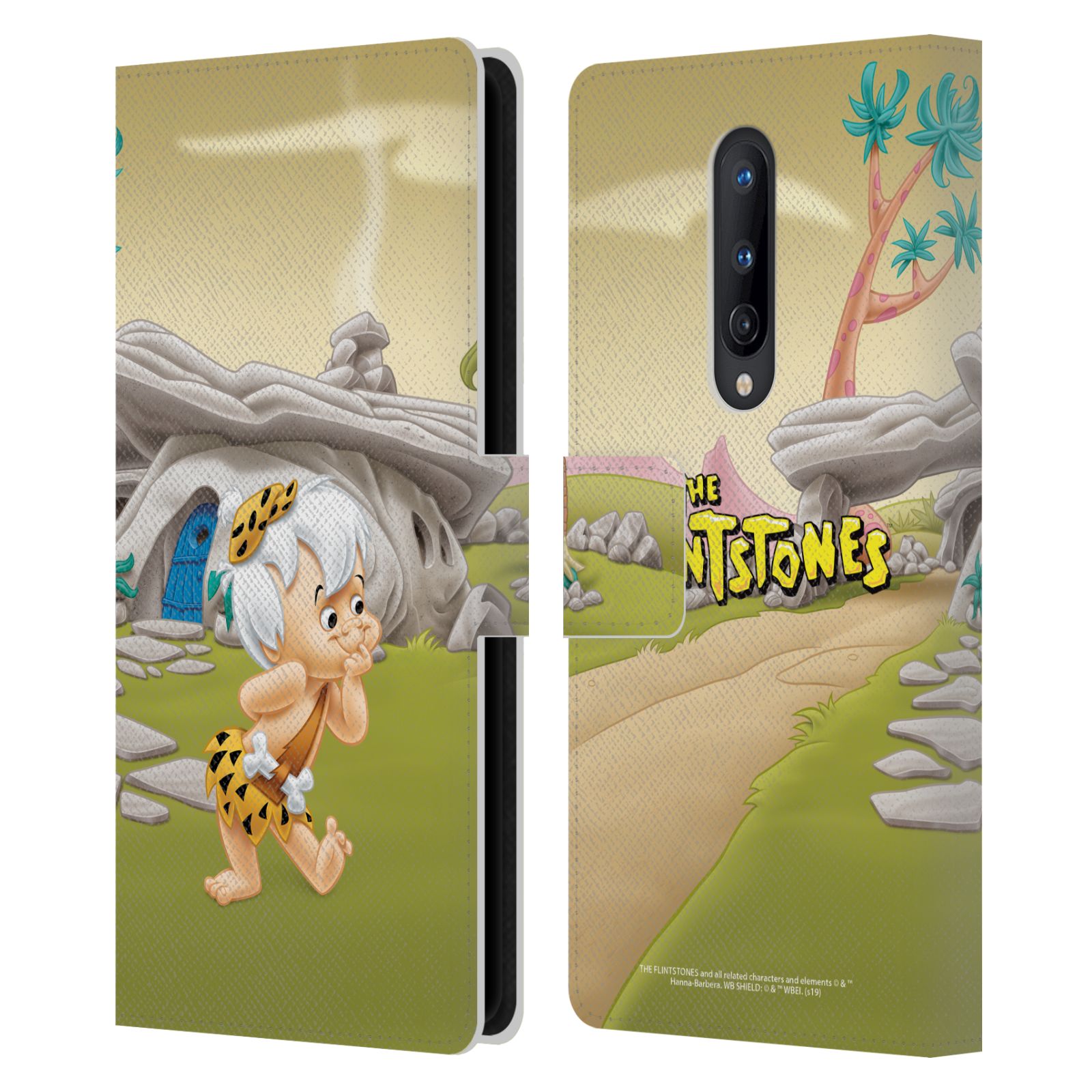 OFFICIAL THE FLINTSTONES CHARACTERS LEATHER BOOK WALLET CASE FOR ONEPLUS PHONES - Picture 7 of 15