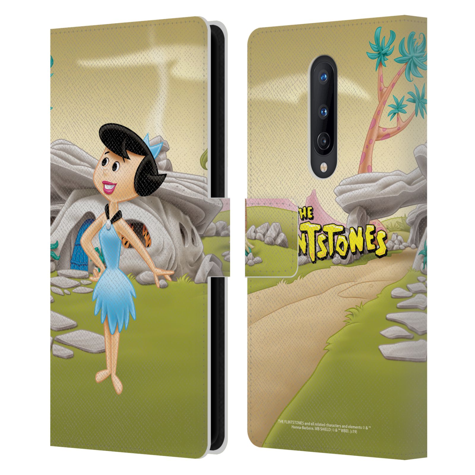 OFFICIAL THE FLINTSTONES CHARACTERS LEATHER BOOK WALLET CASE FOR ONEPLUS PHONES - Picture 9 of 15