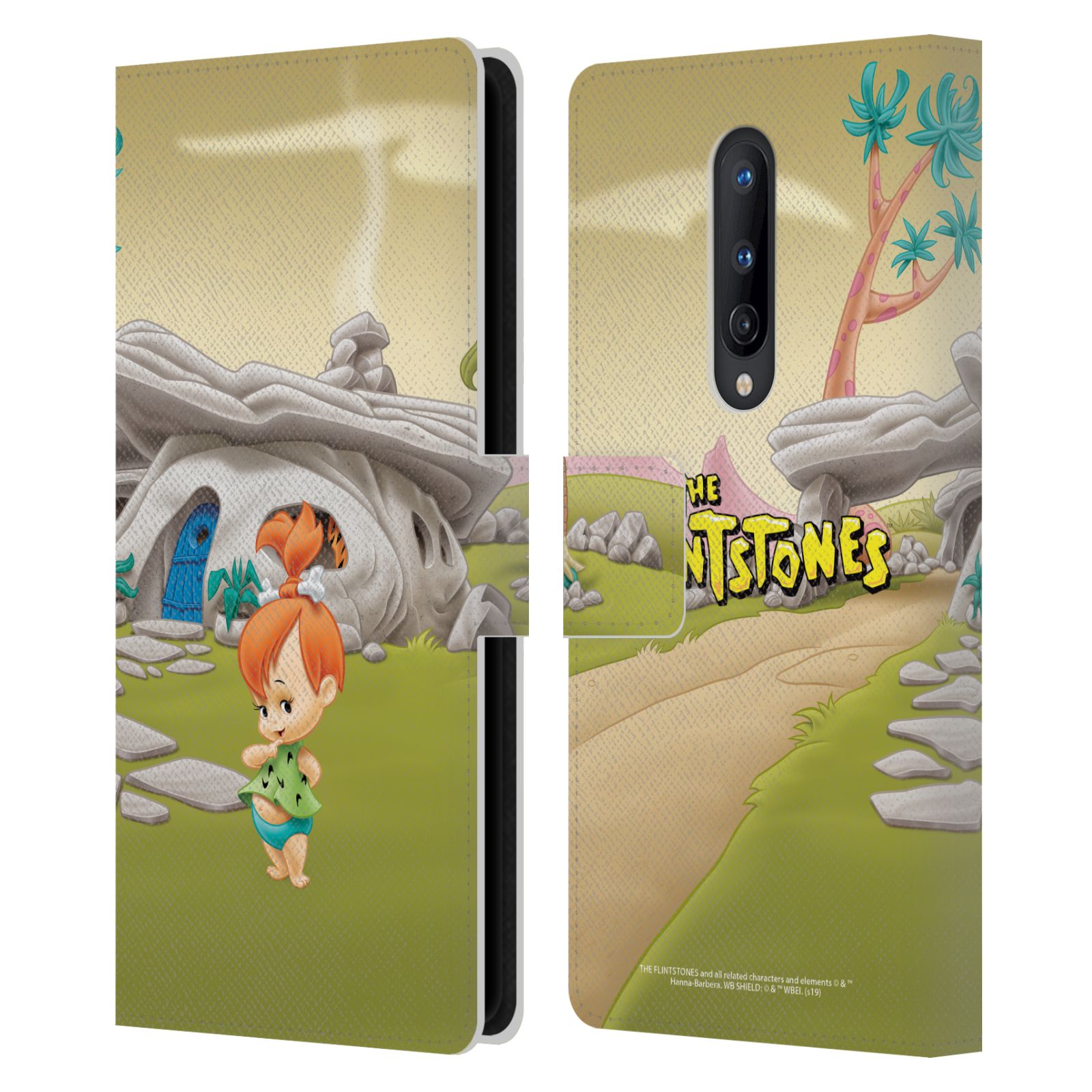 OFFICIAL THE FLINTSTONES CHARACTERS LEATHER BOOK WALLET CASE FOR ONEPLUS PHONES - Picture 12 of 15