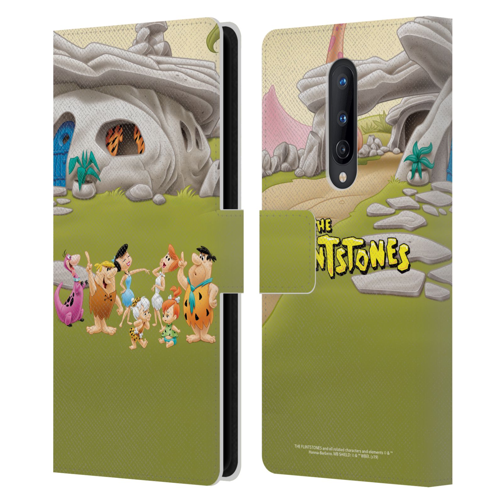 OFFICIAL THE FLINTSTONES CHARACTERS LEATHER BOOK WALLET CASE FOR ONEPLUS PHONES - Picture 14 of 15