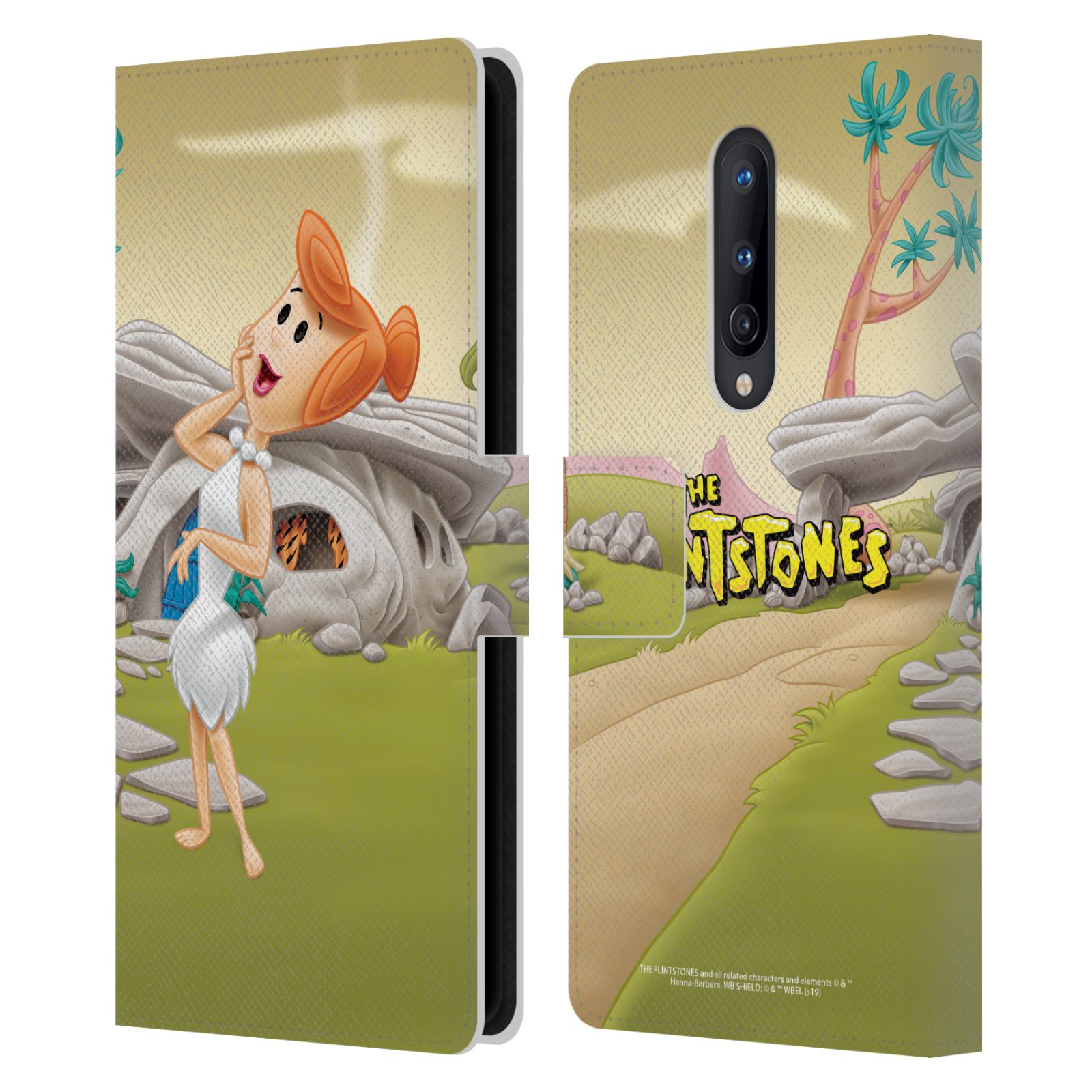 OFFICIAL THE FLINTSTONES CHARACTERS LEATHER BOOK WALLET CASE FOR ONEPLUS PHONES - Picture 15 of 15