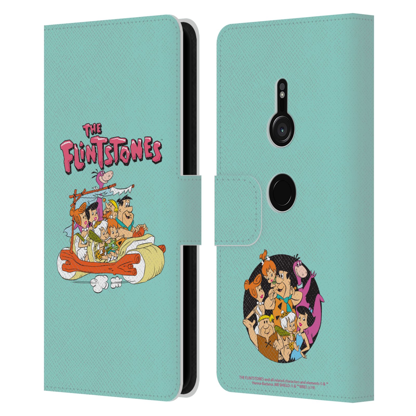 OFFICIAL THE FLINTSTONES GRAPHICS LEATHER BOOK WALLET CASE FOR SONY PHONES 1 - Picture 8 of 11